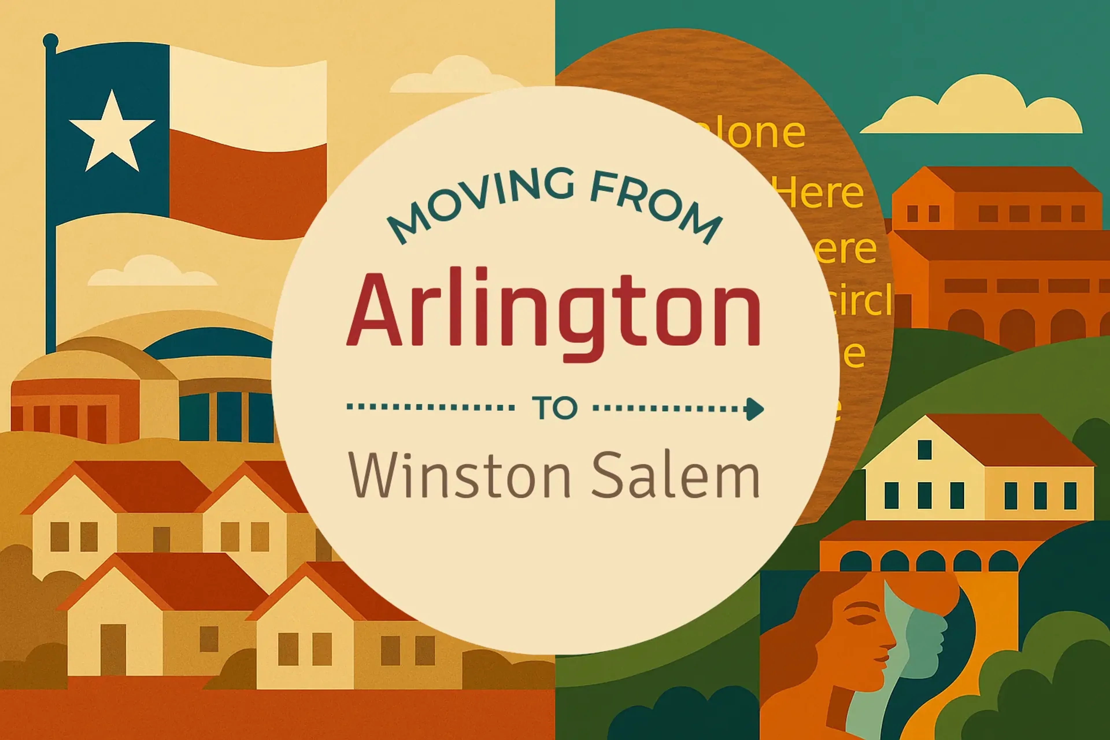 Side-by-side comparison of Arlington to Winston Salem moving companies