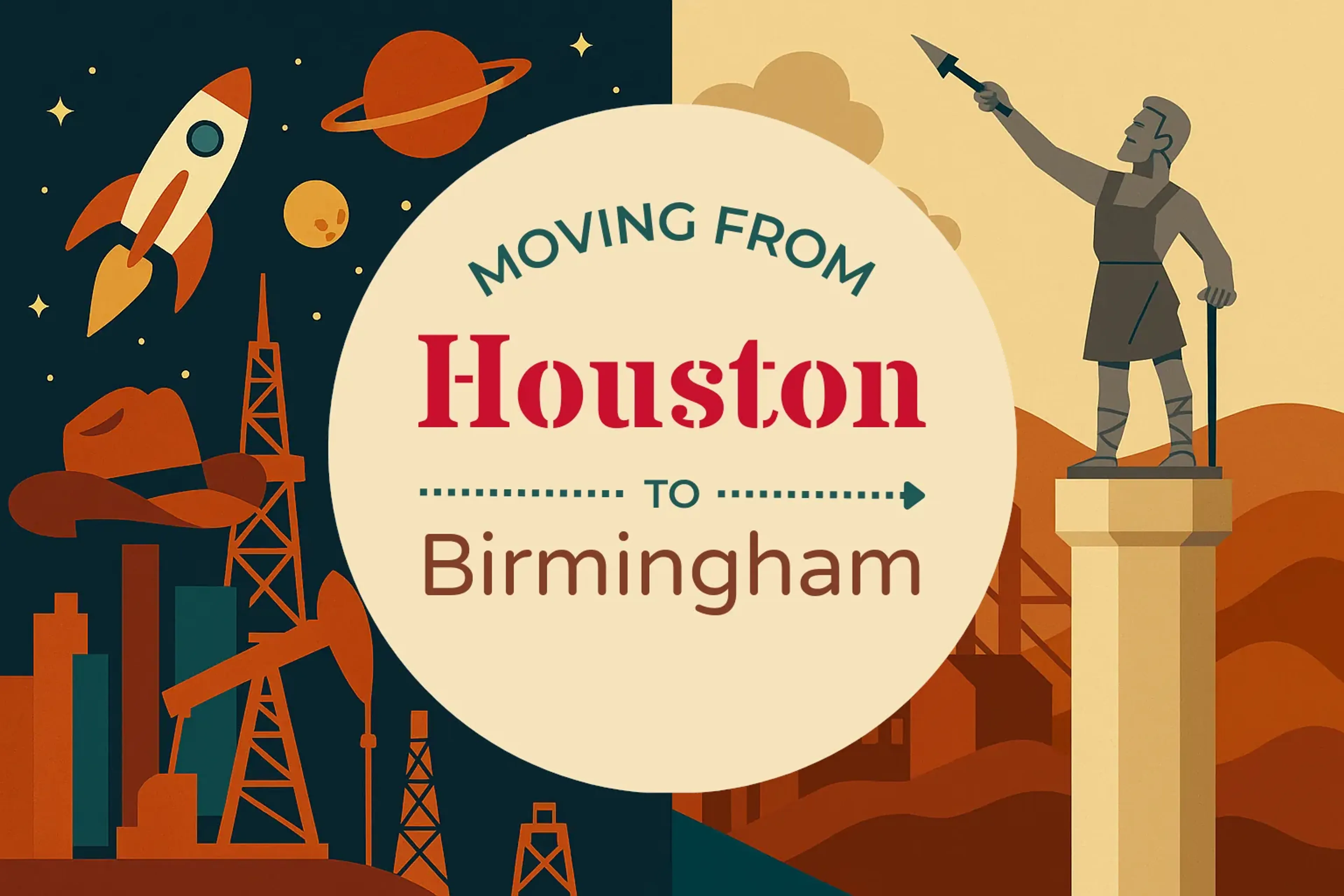 Side-by-side comparison of Houston to Birmingham moving companies