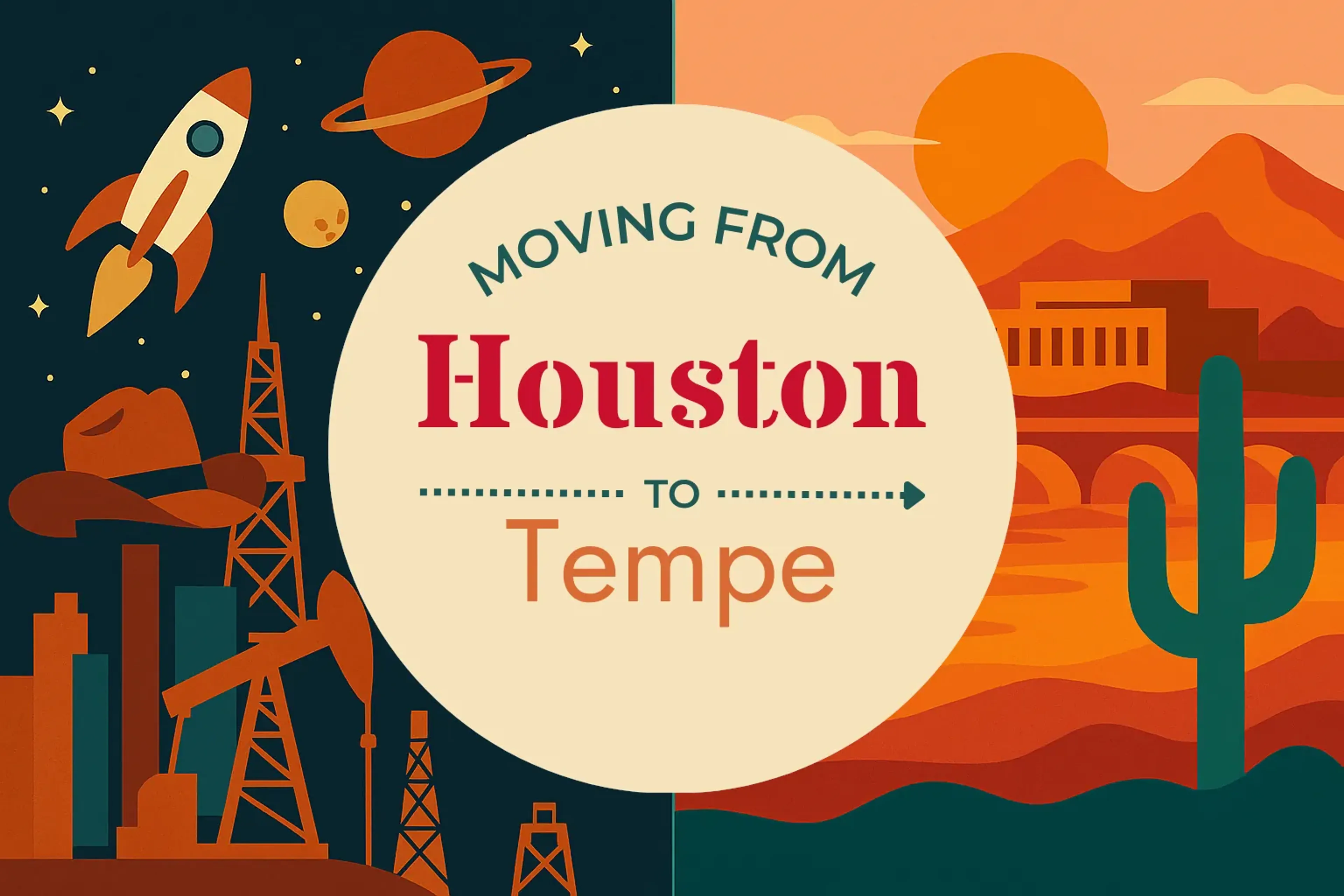 Side-by-side comparison of Houston to Tempe moving companies