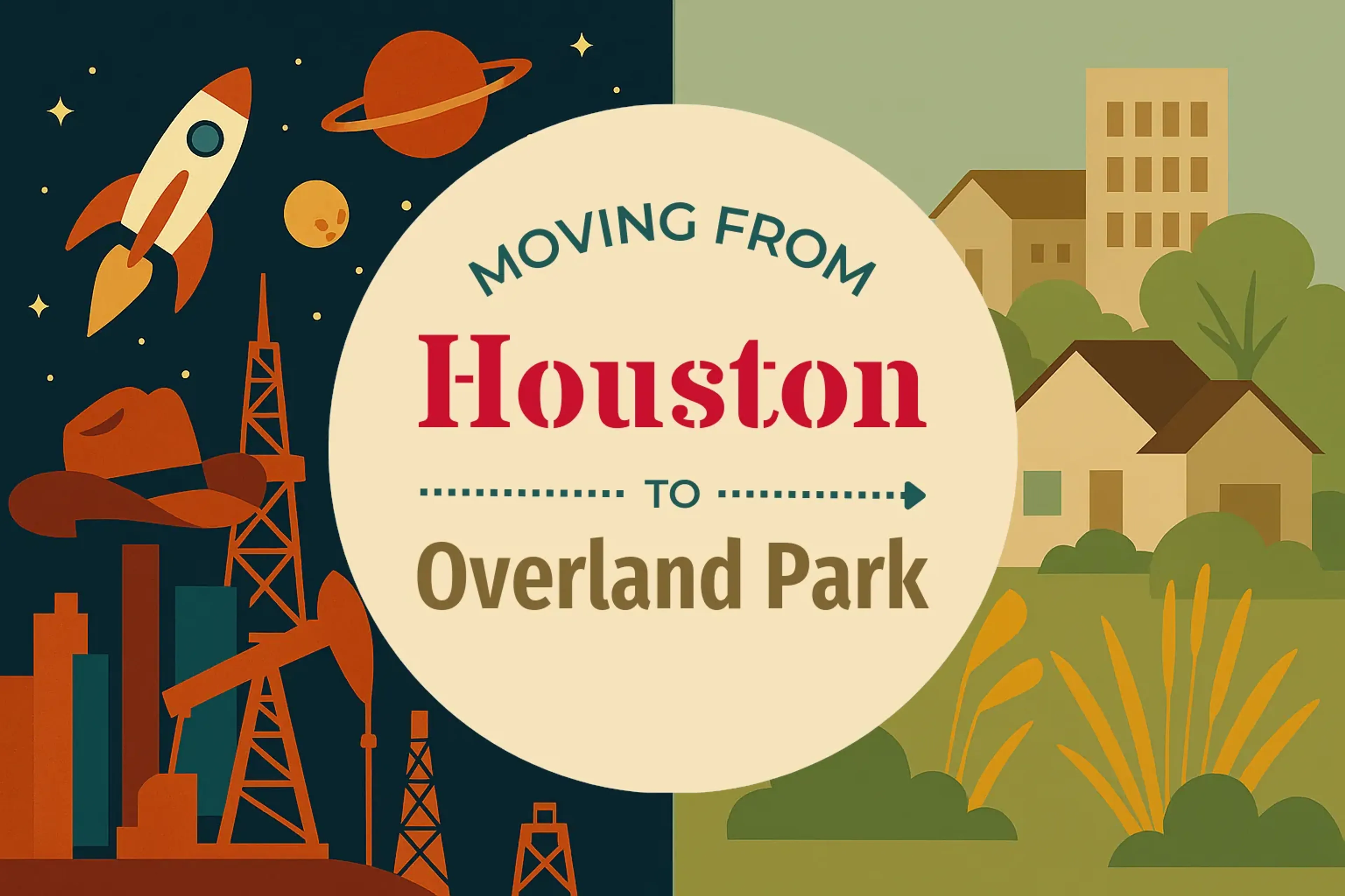 Side-by-side comparison of Houston to Overland Park moving companies