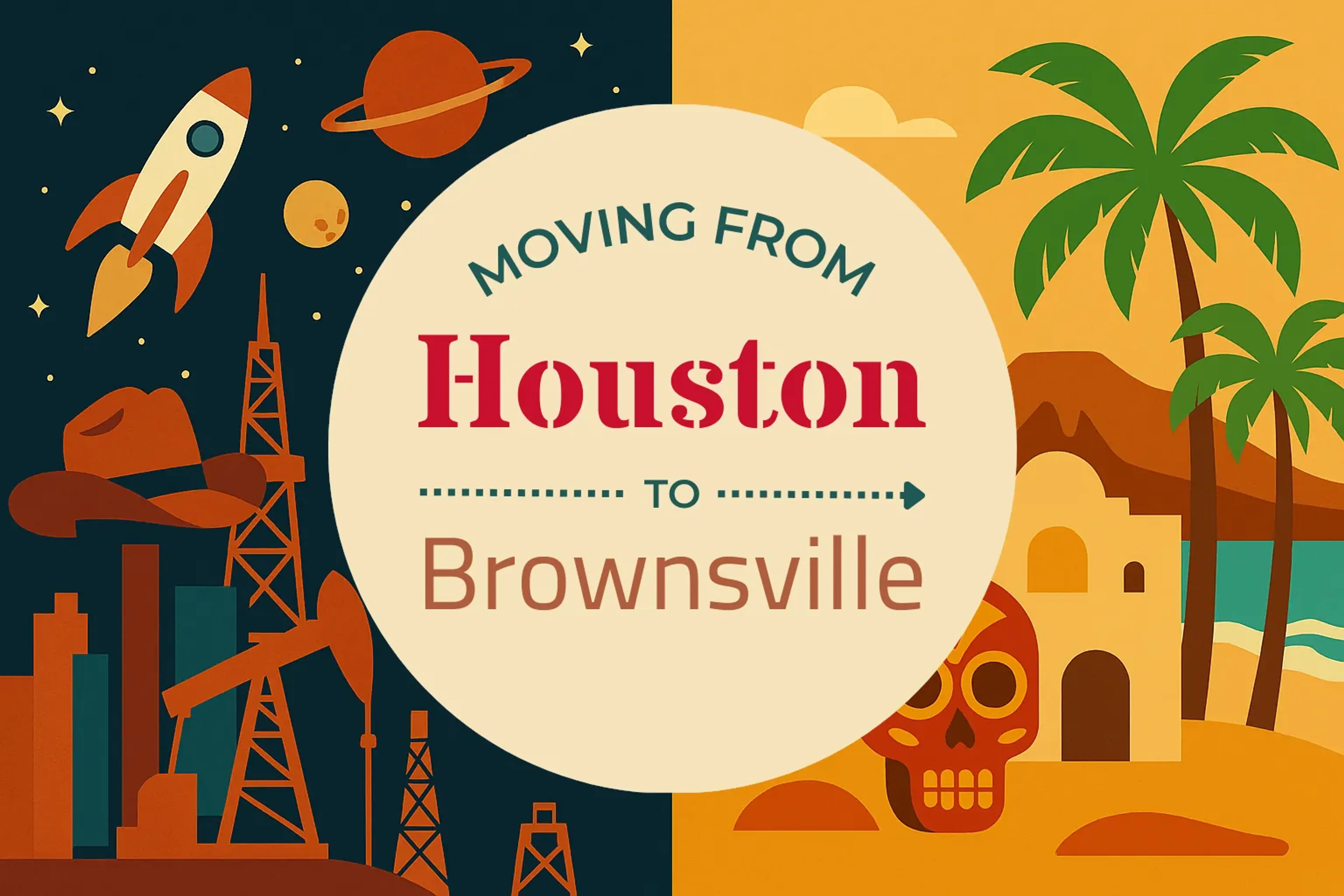 Side-by-side comparison of Houston to Brownsville moving companies