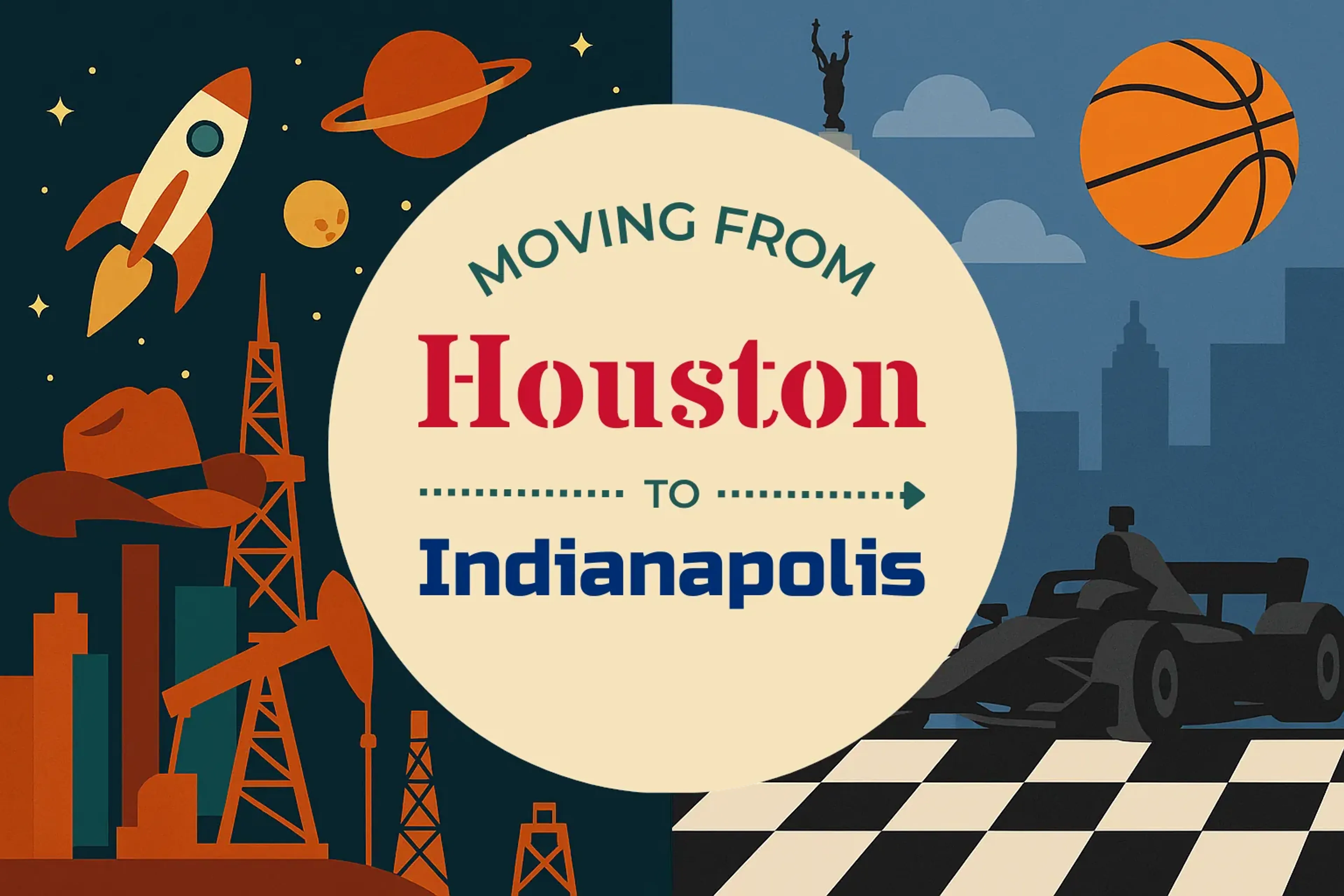 Side-by-side comparison of Houston to Indianapolis moving companies