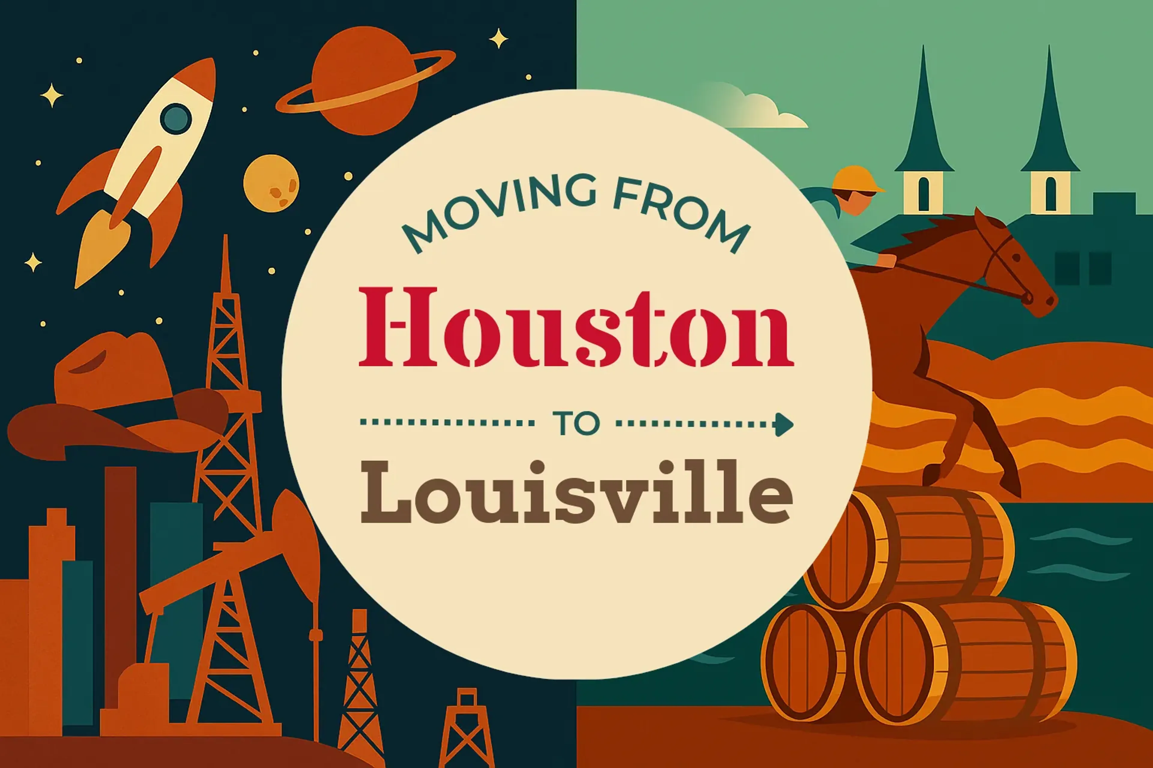 Side-by-side comparison of Houston to Louisville moving companies