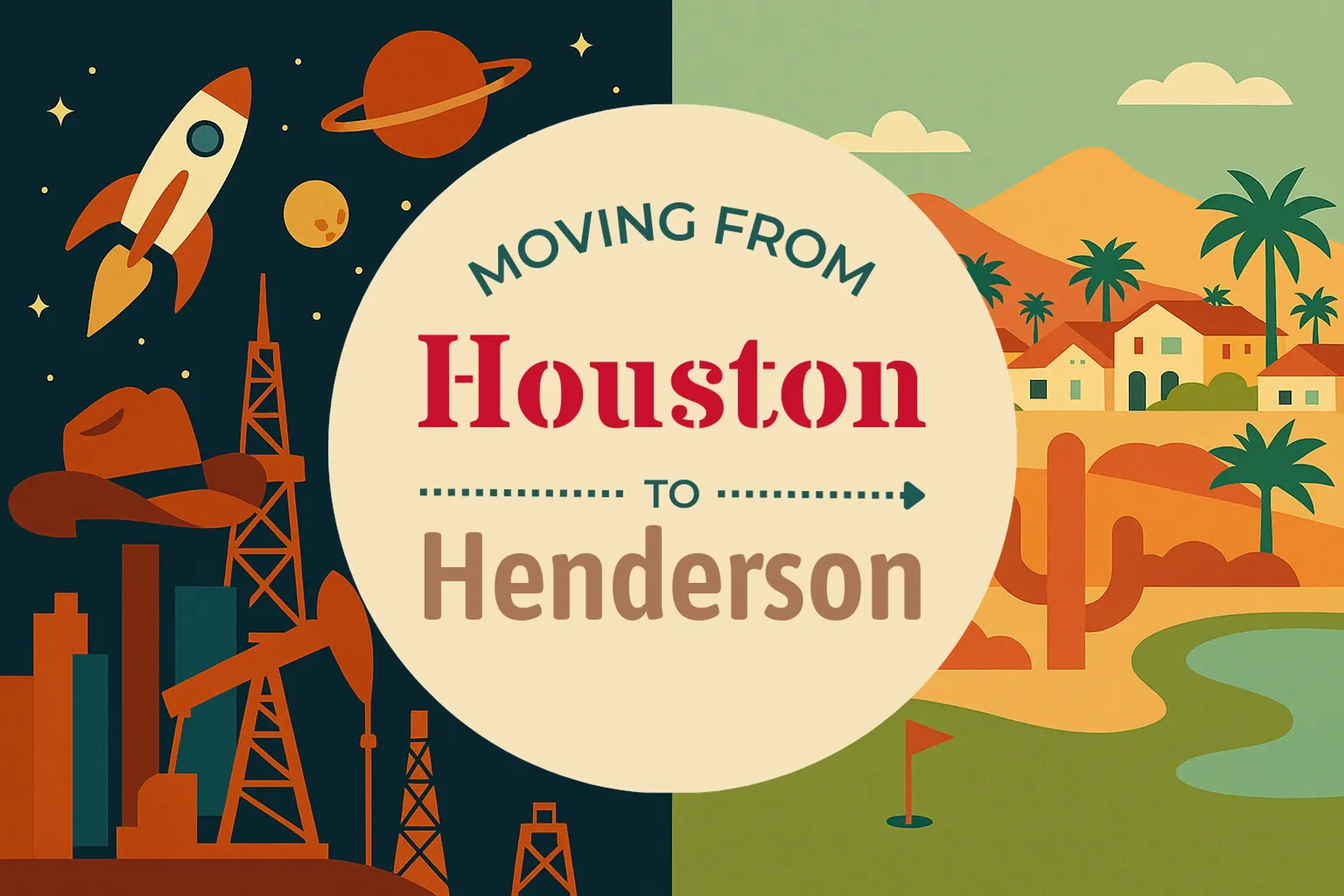 Side-by-side comparison of Houston to Henderson moving companies