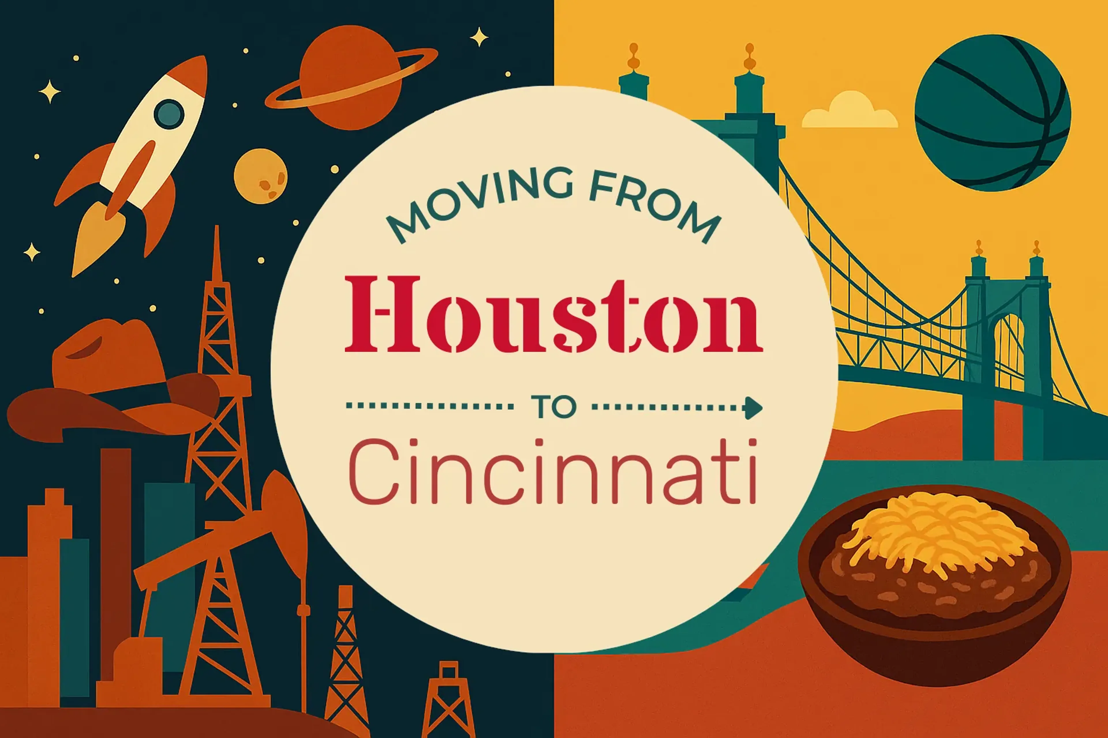 Side-by-side comparison of Houston to Cincinnati moving companies