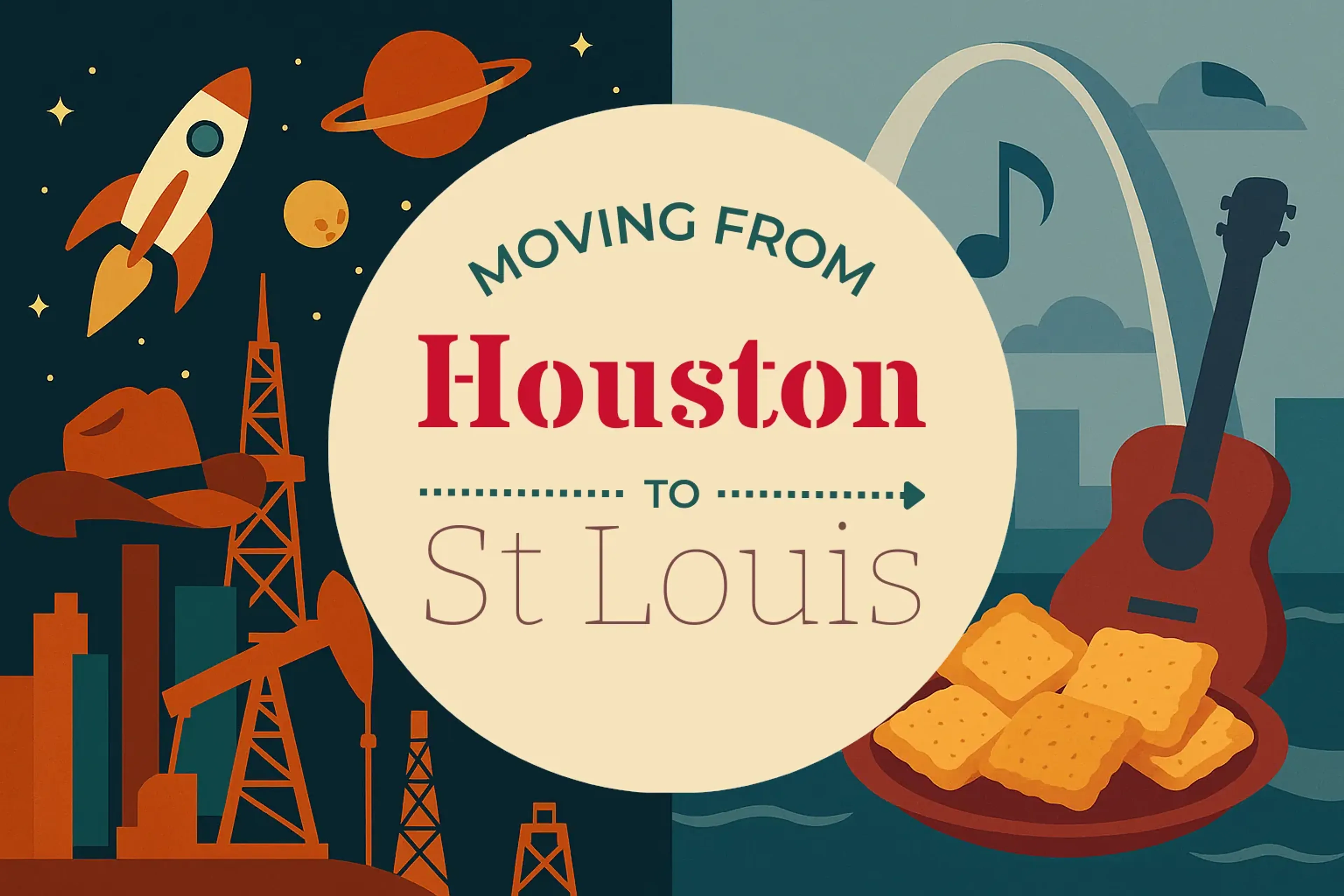 Side-by-side comparison of Houston to St. Louis moving companies
