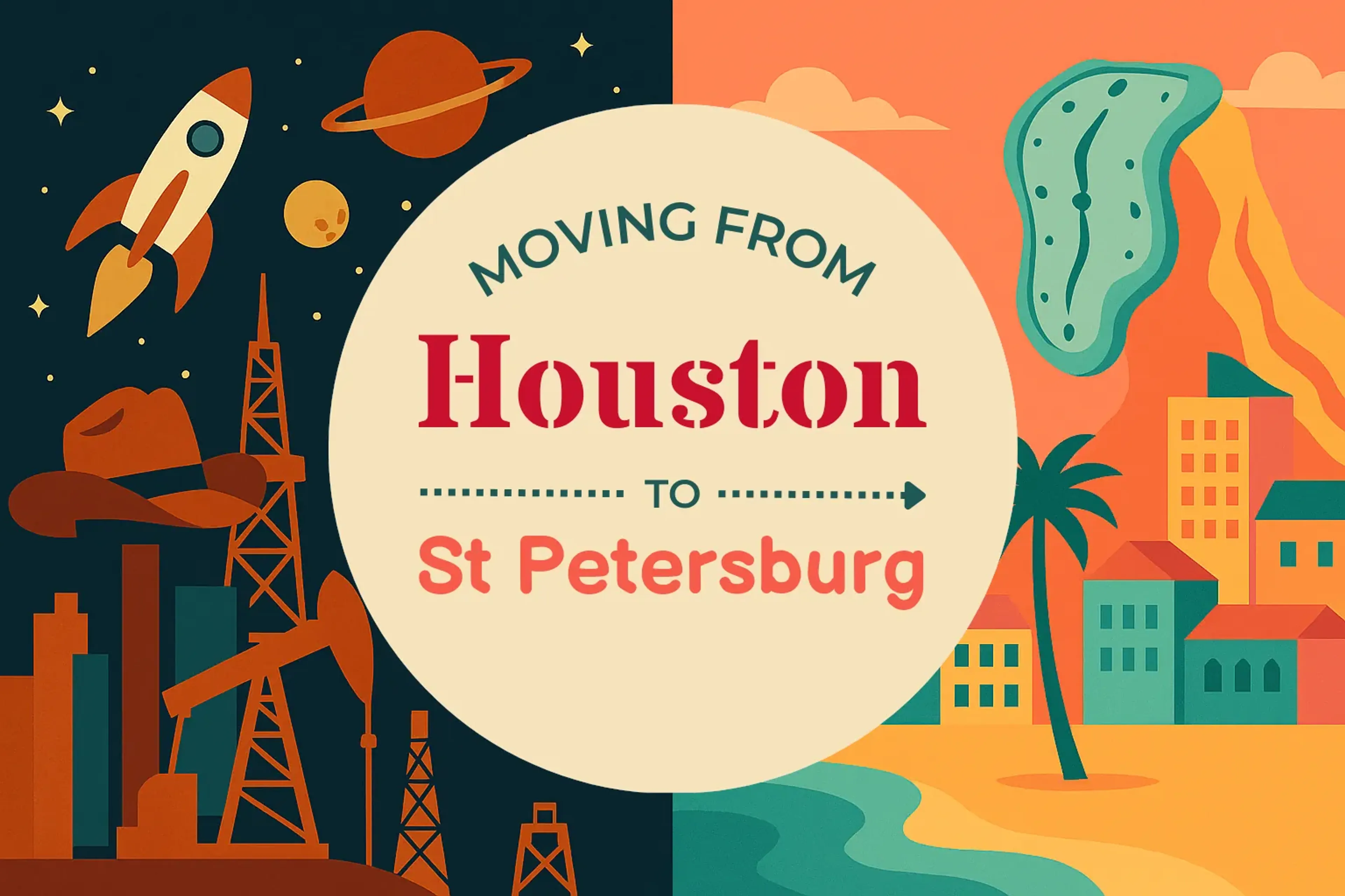 Side-by-side comparison of Houston to St. Petersburg moving companies