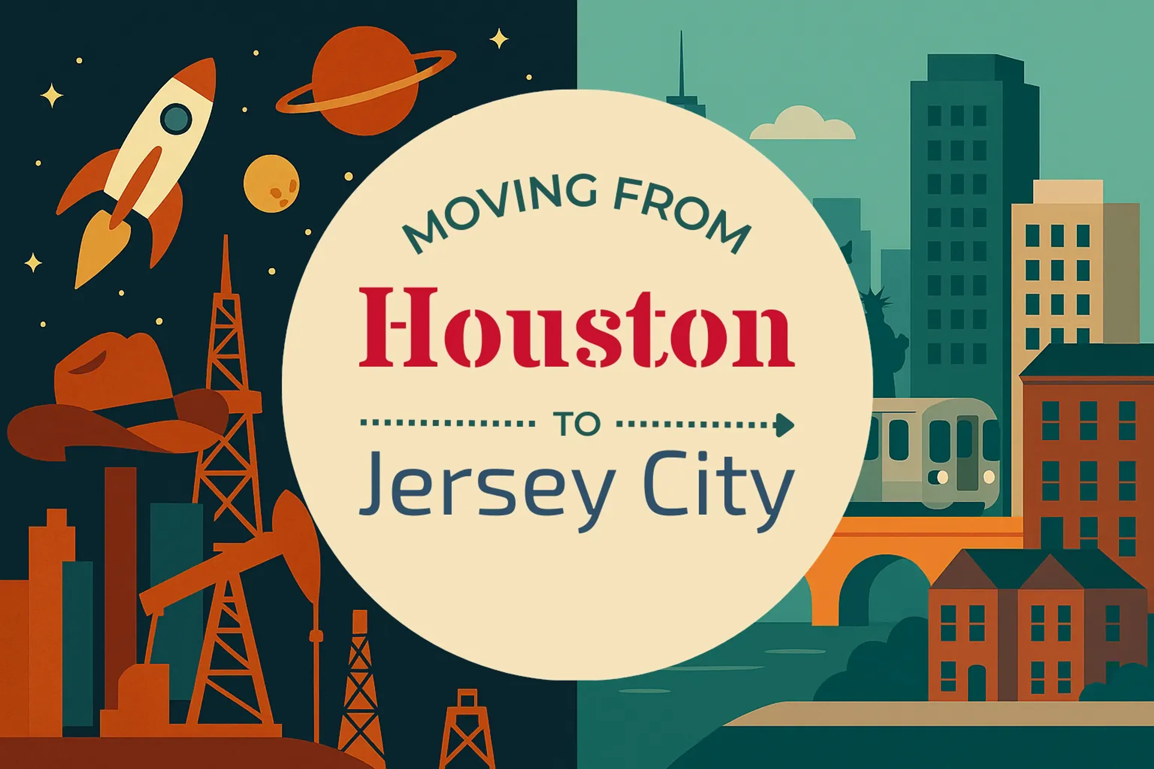 Side-by-side comparison of Houston to Jersey City moving companies