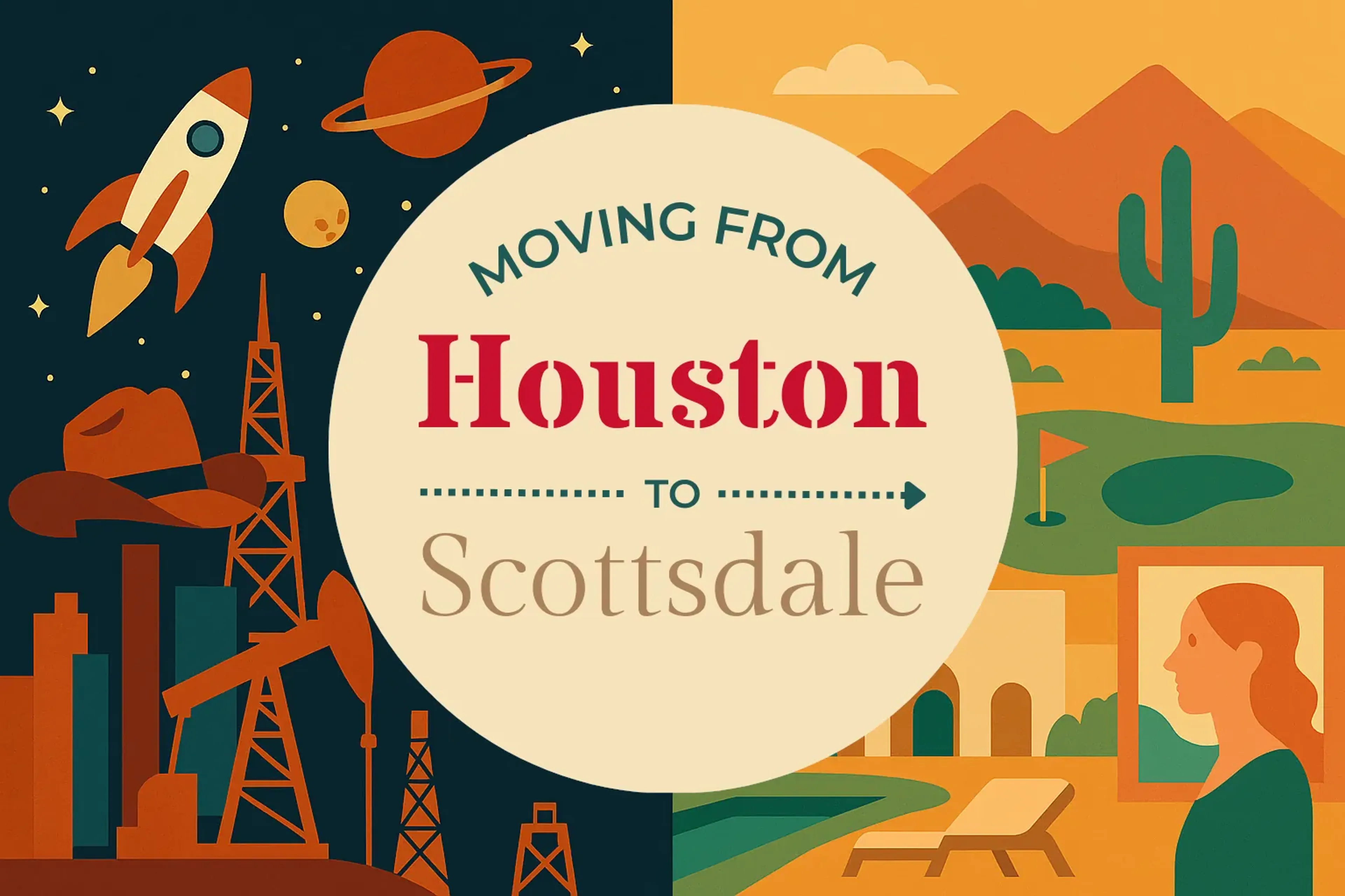 Side-by-side comparison of Houston to Scottsdale moving companies