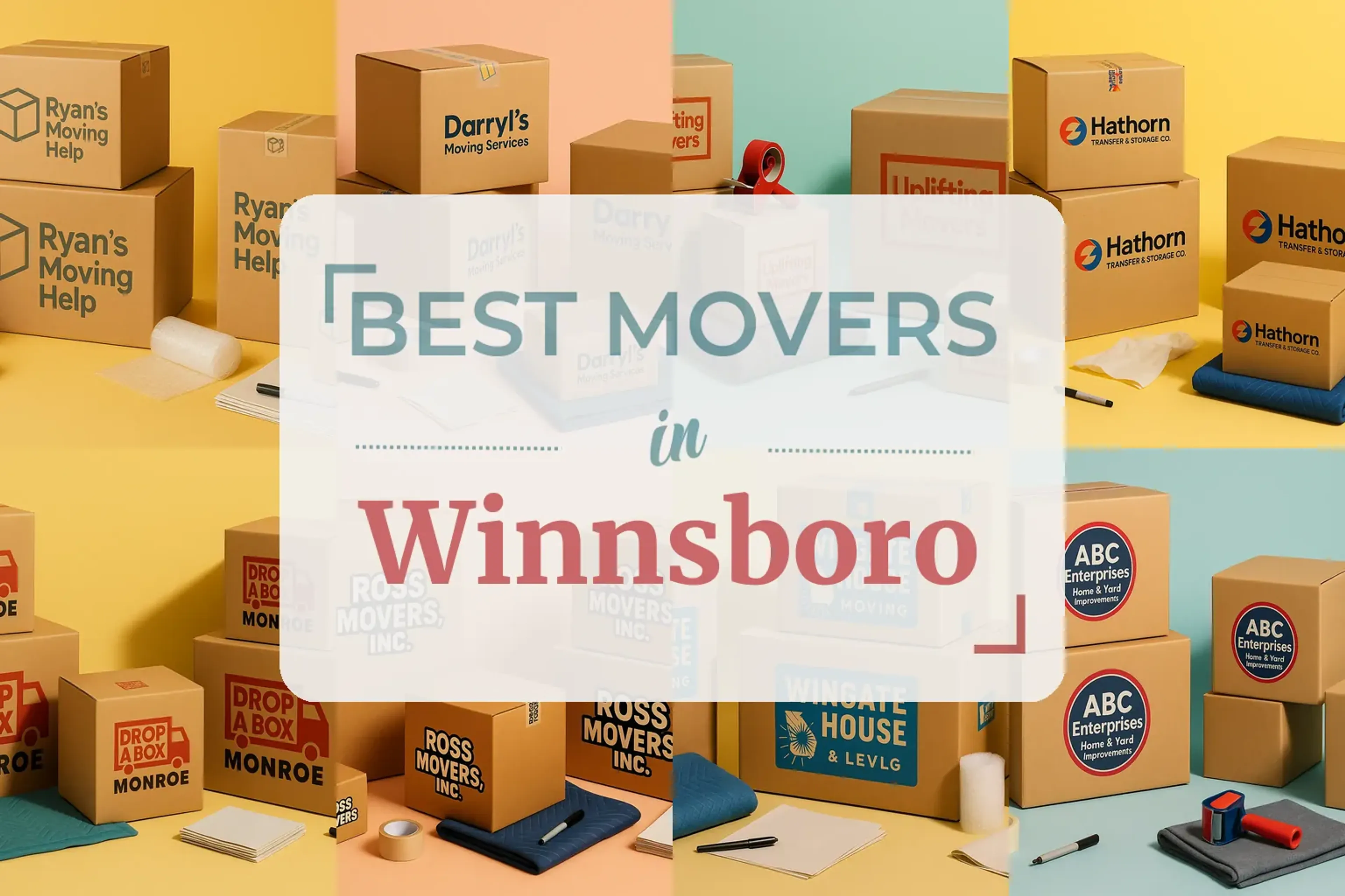 Side-by-side comparison of Winnsboro moving companies