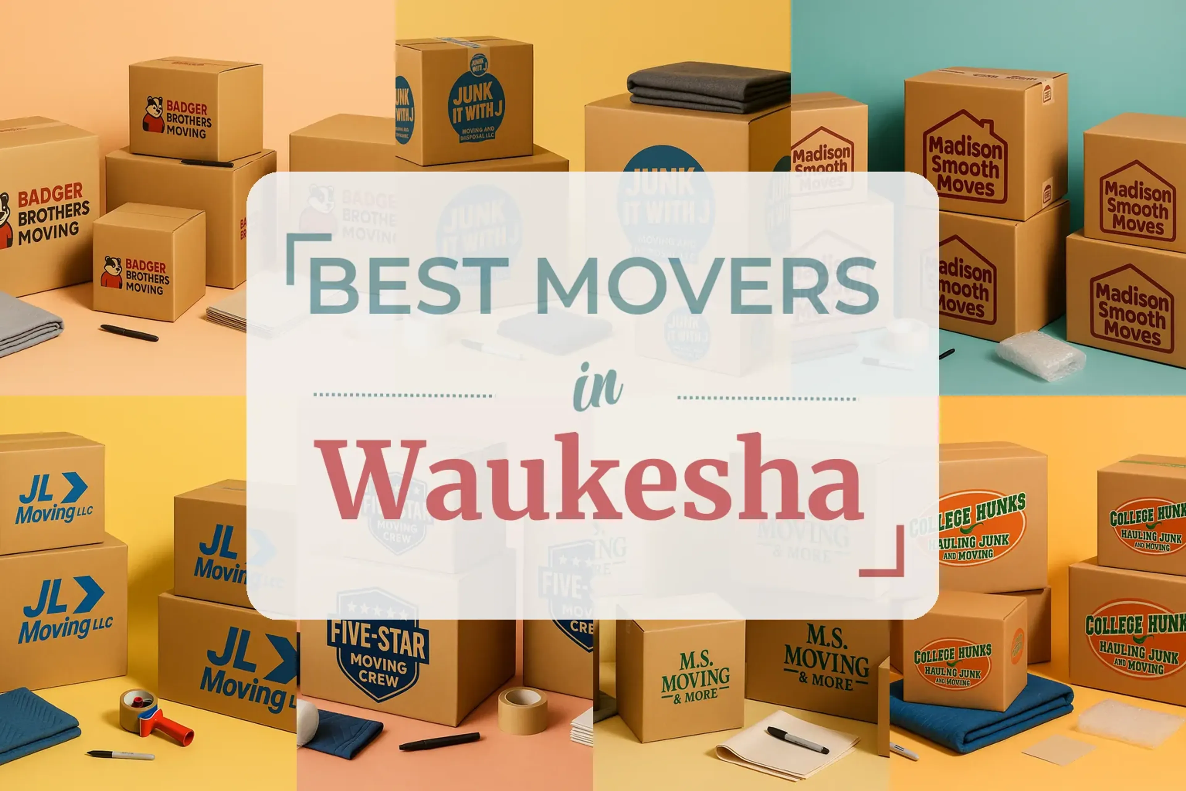 Side-by-side comparison of Waukesha moving companies