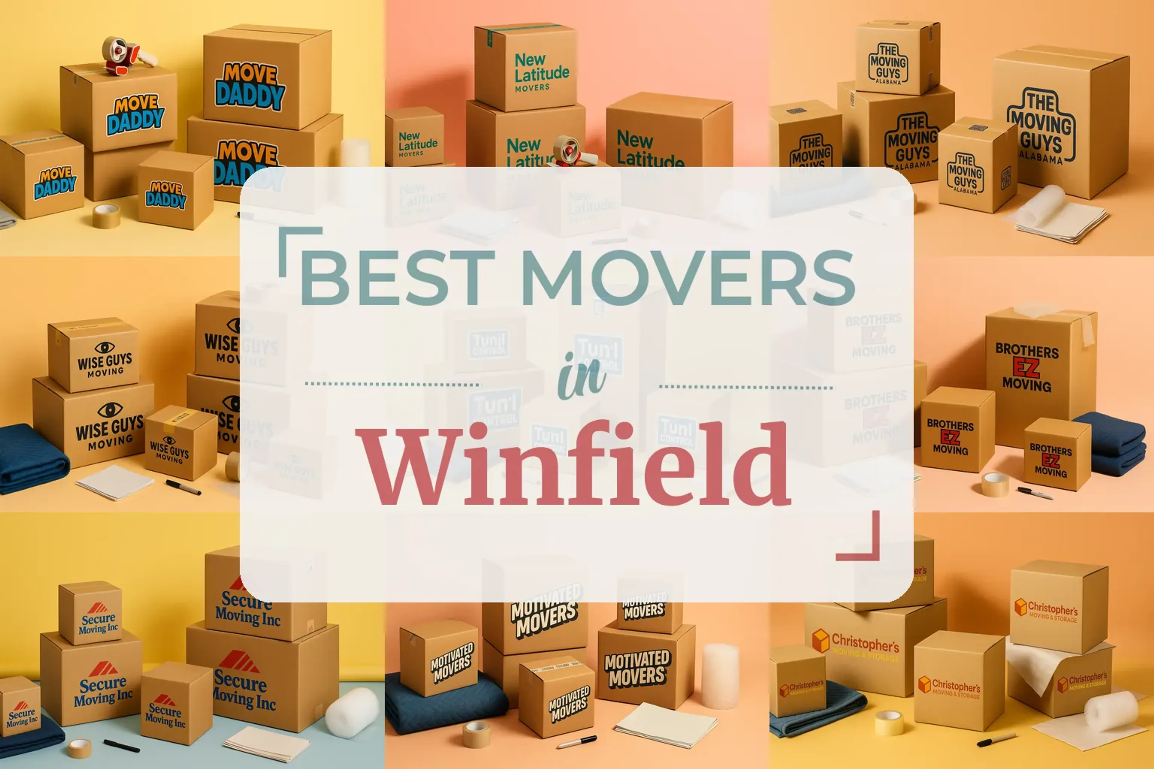 Side-by-side comparison of Winfield moving companies