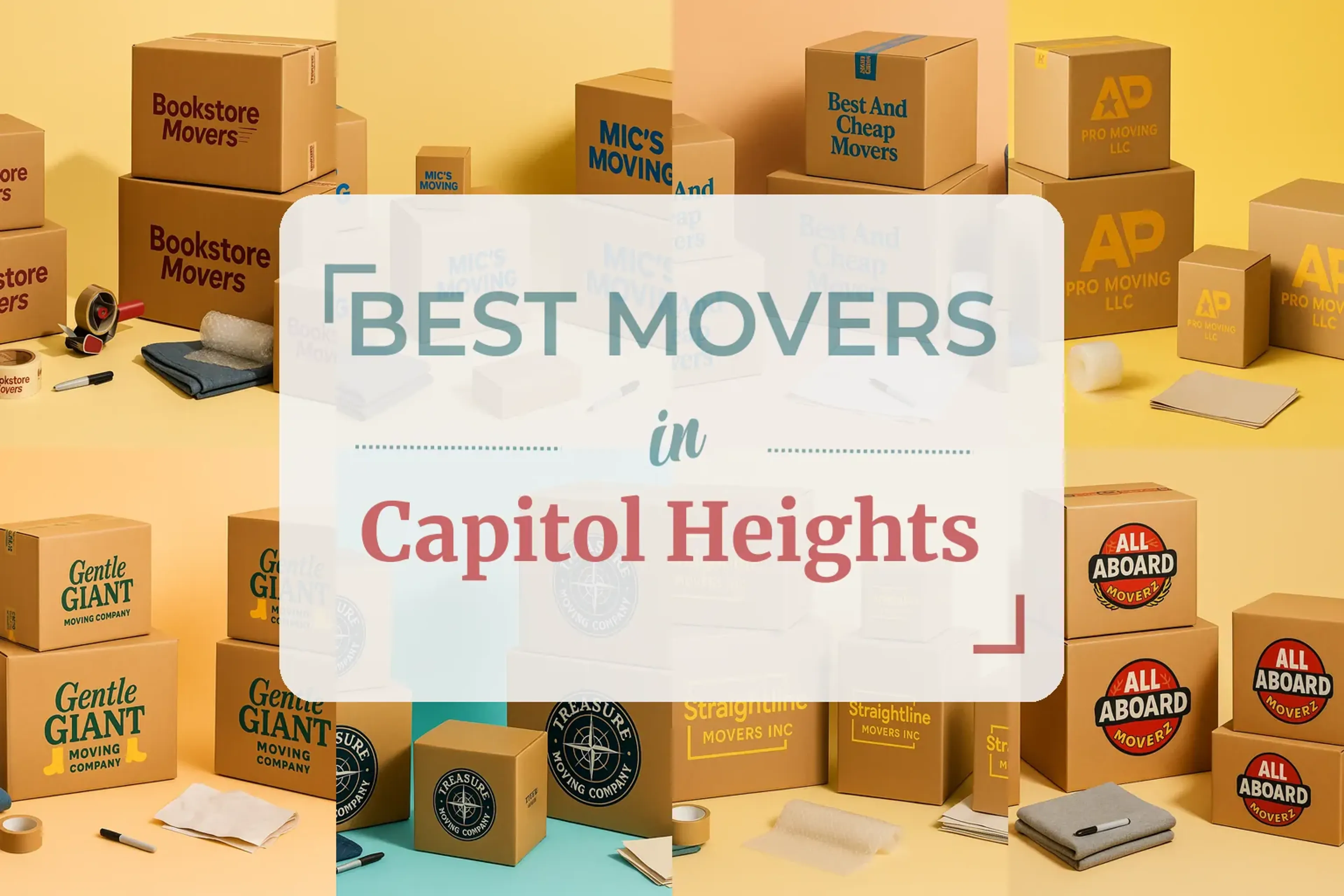 Side-by-side comparison of Capitol Heights moving companies