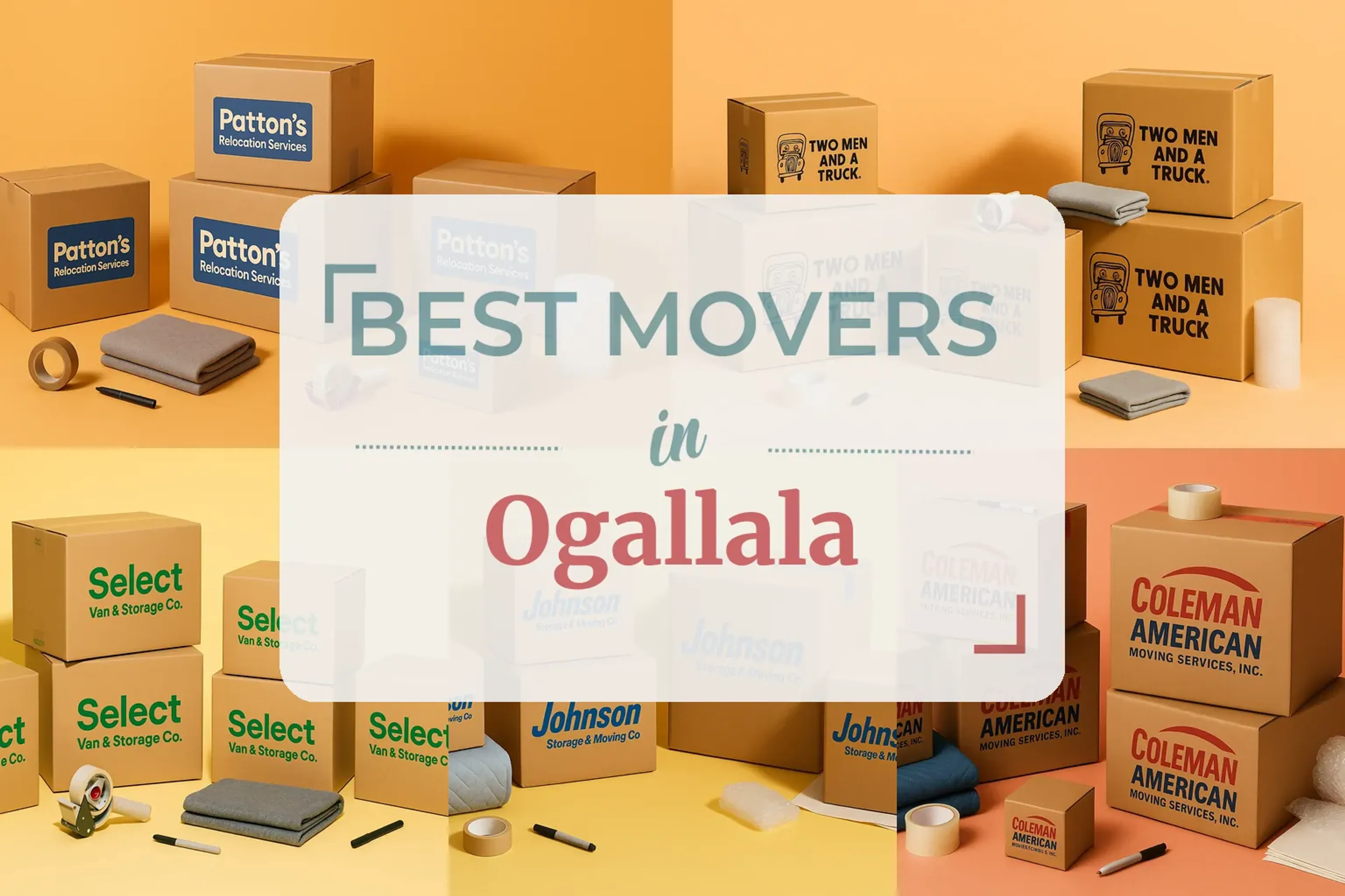Side-by-side comparison of Ogallala moving companies