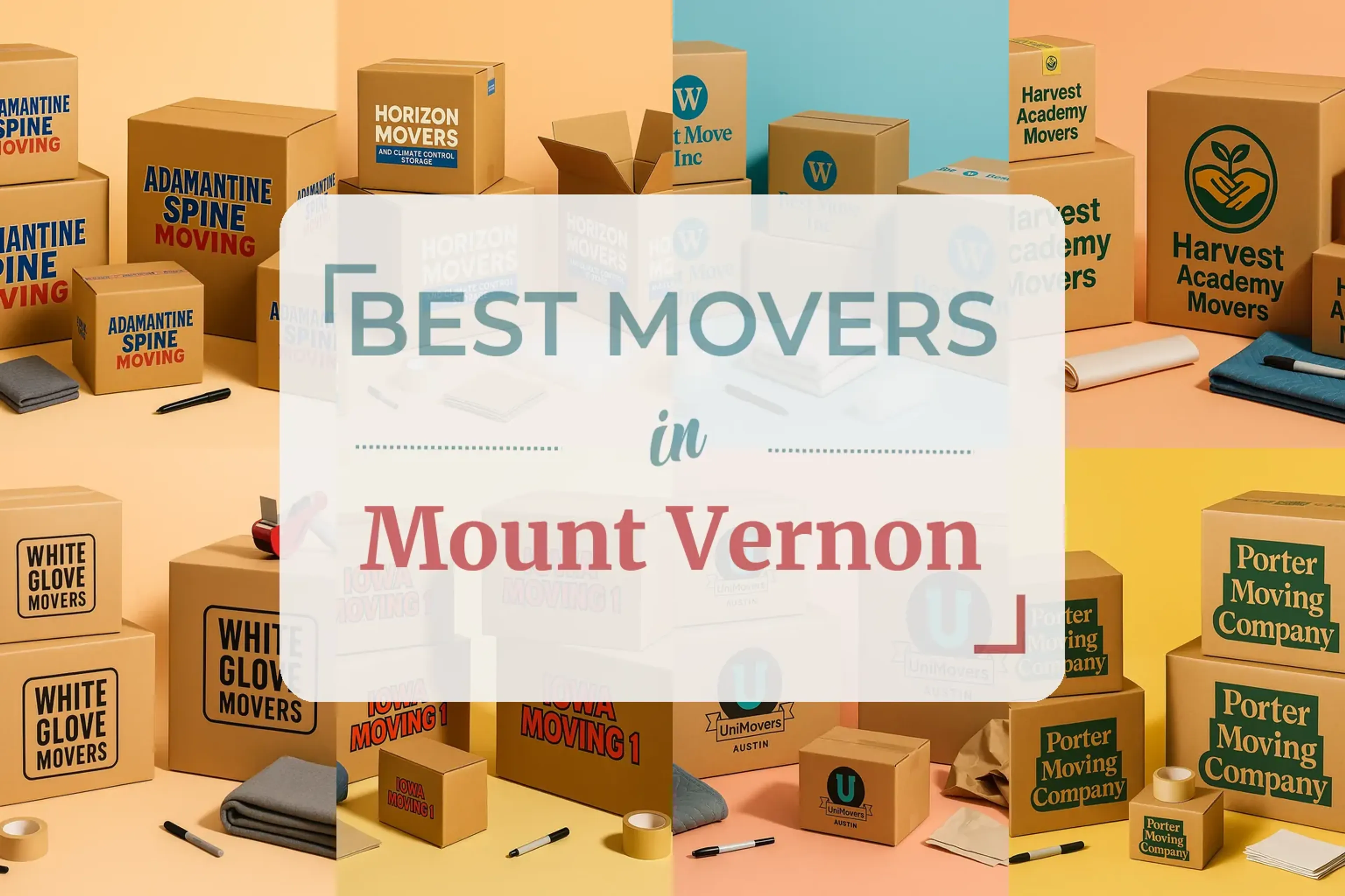 Side-by-side comparison of Mount Vernon moving companies