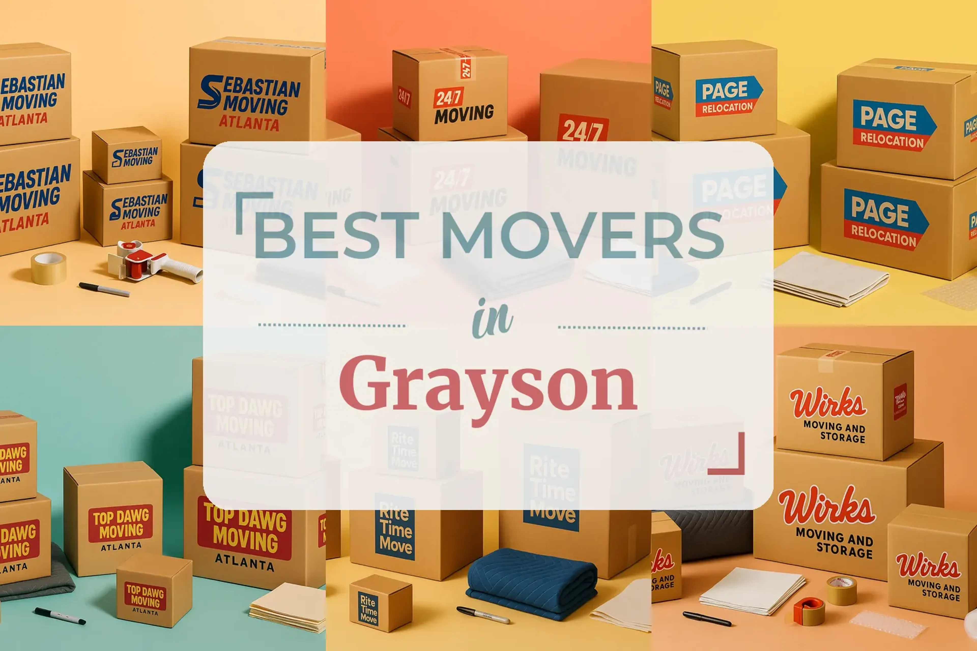 Side-by-side comparison of Grayson moving companies