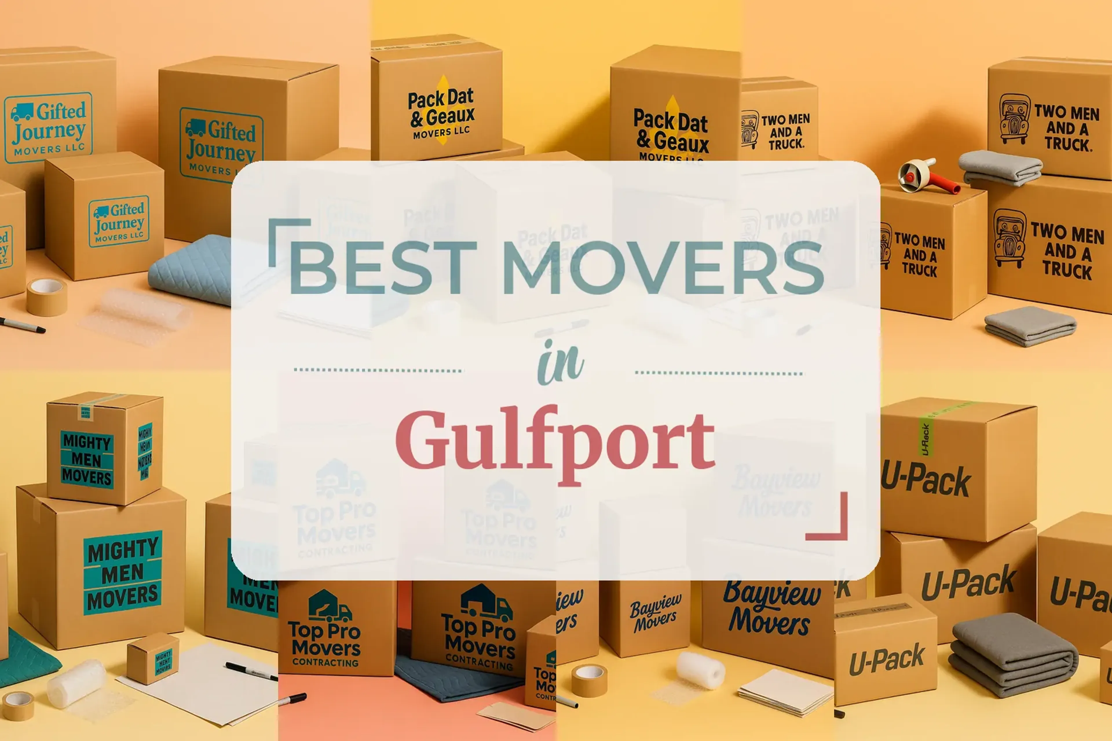 Side-by-side comparison of Gulfport moving companies