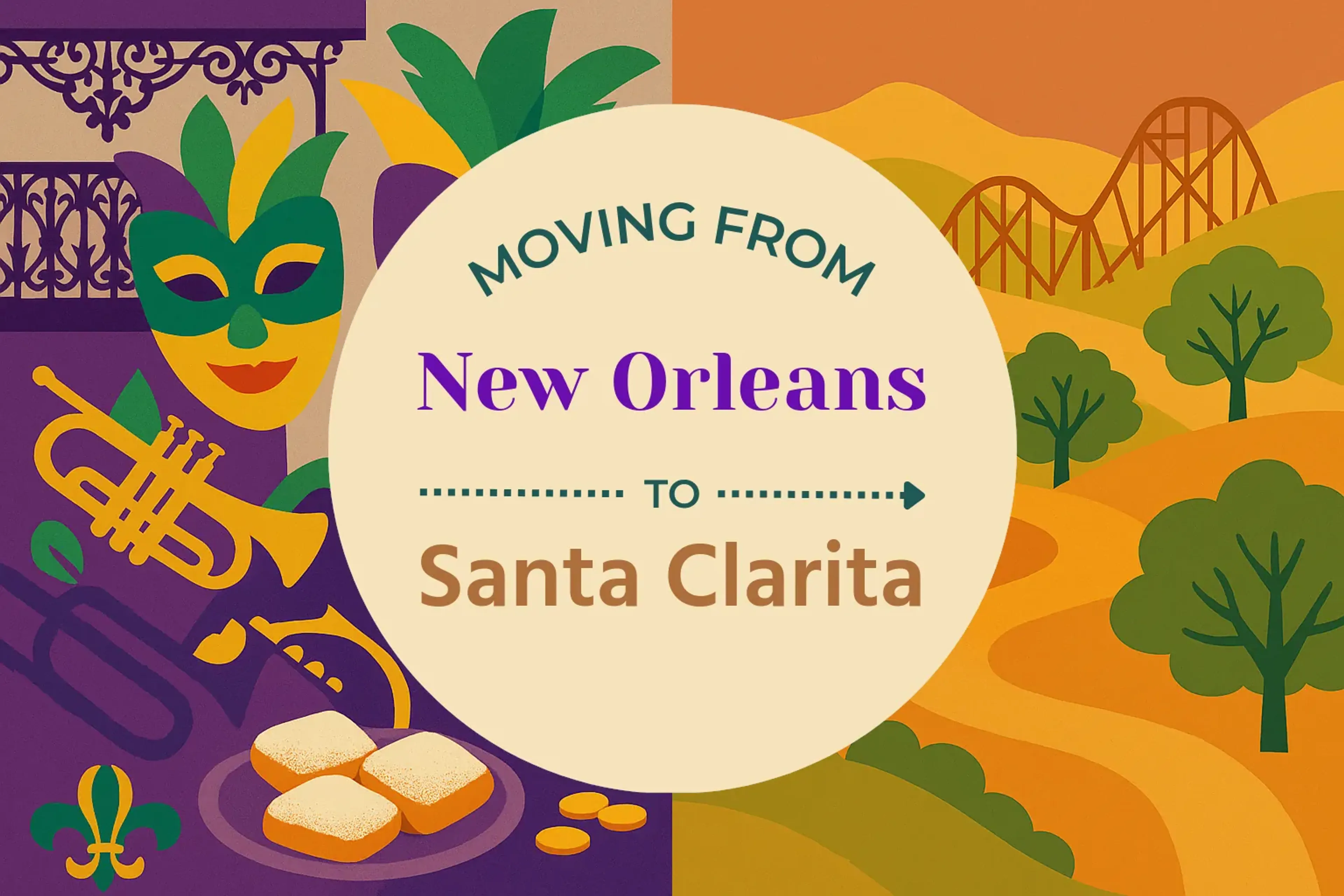 Side-by-side comparison of New Orleans to Santa Clarita moving companies