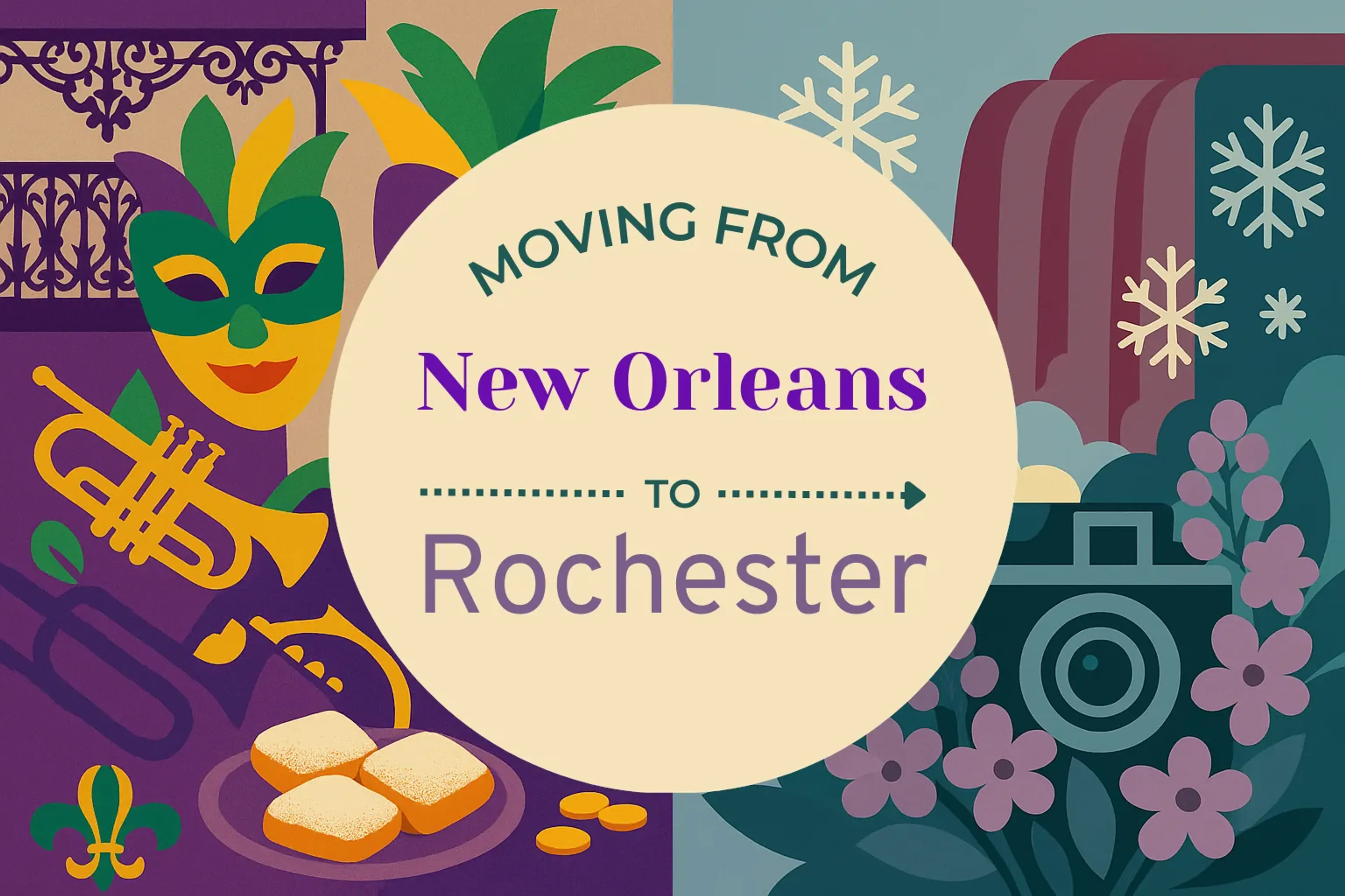 Side-by-side comparison of New Orleans to Rochester moving companies