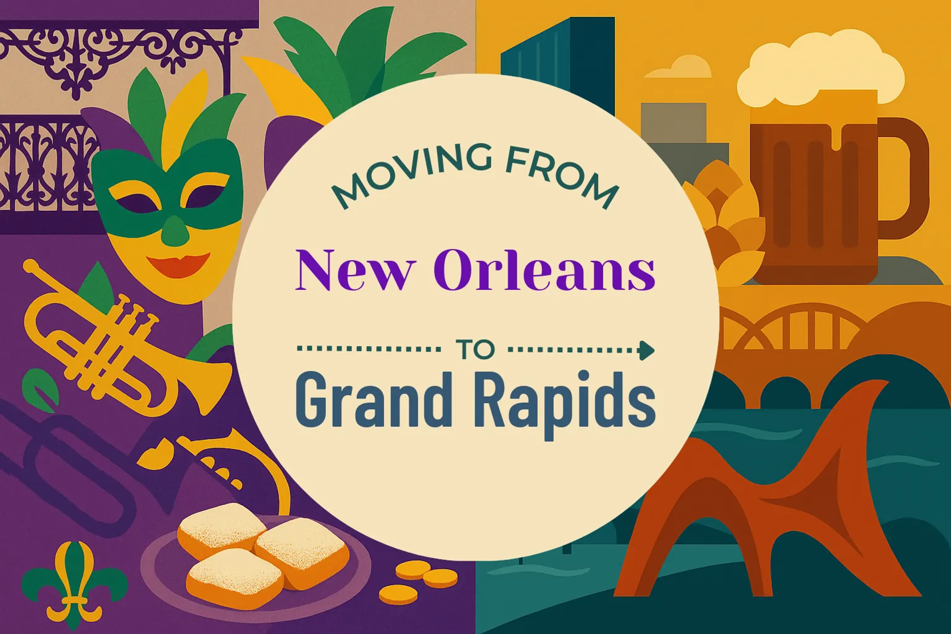 Side-by-side comparison of New Orleans to Grand Rapids moving companies