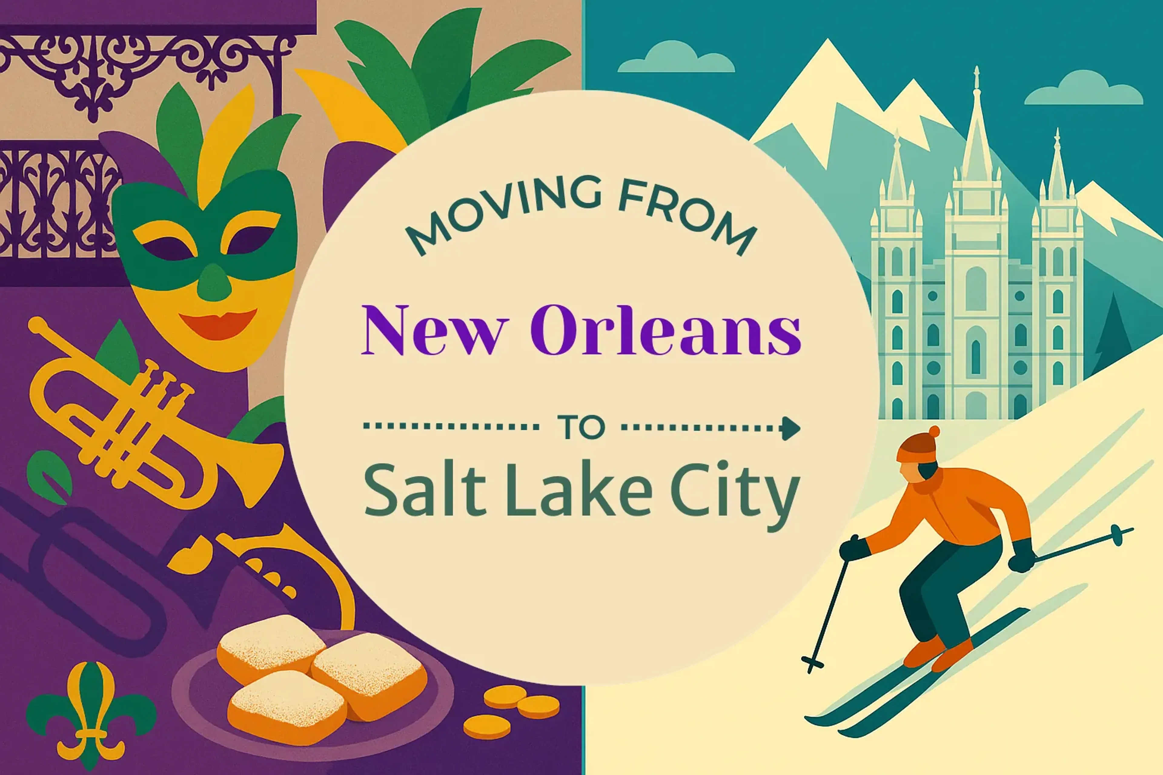 Side-by-side comparison of New Orleans to Salt Lake City moving companies