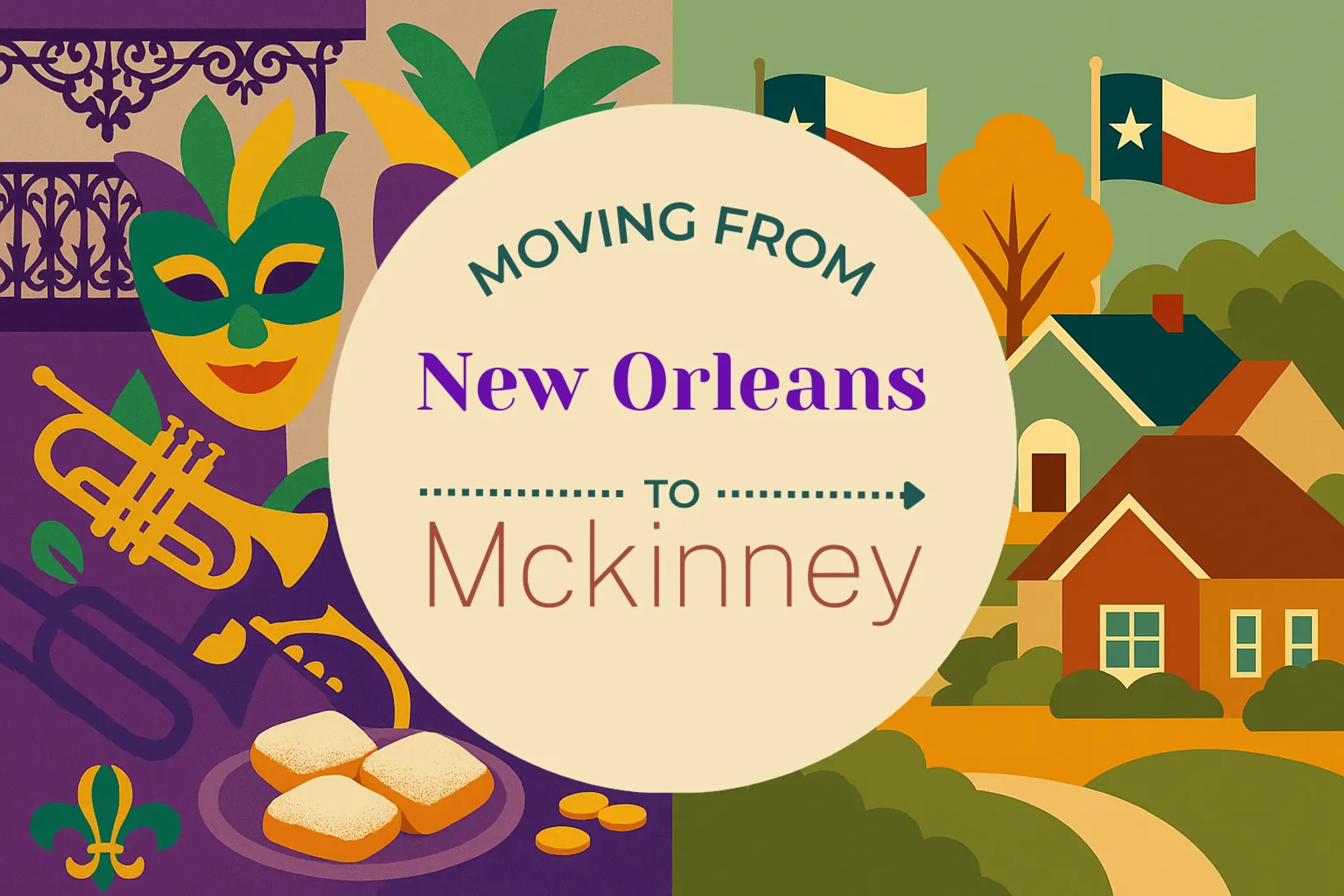 Side-by-side comparison of New Orleans to Mckinney moving companies