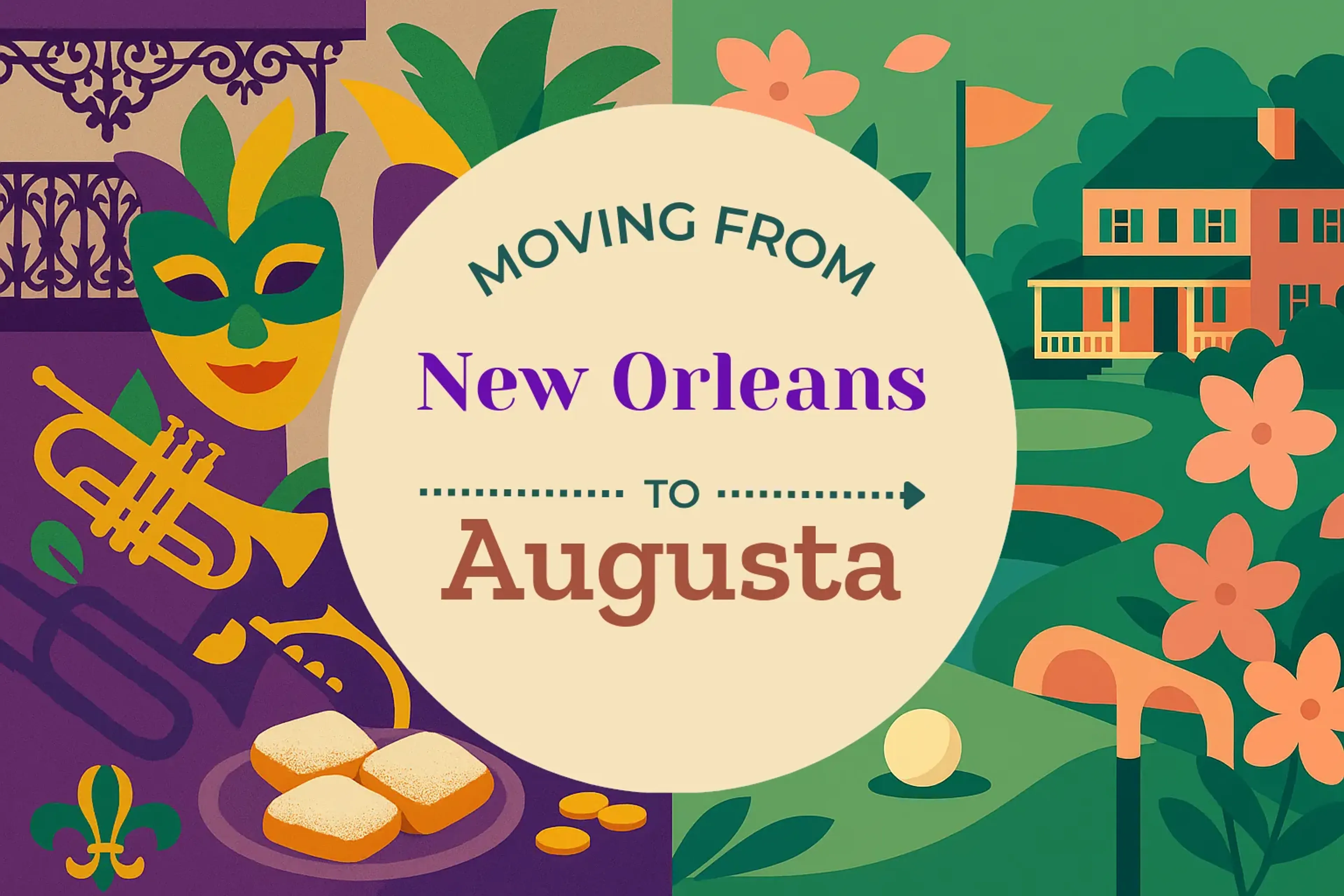 Side-by-side comparison of New Orleans to Augusta moving companies