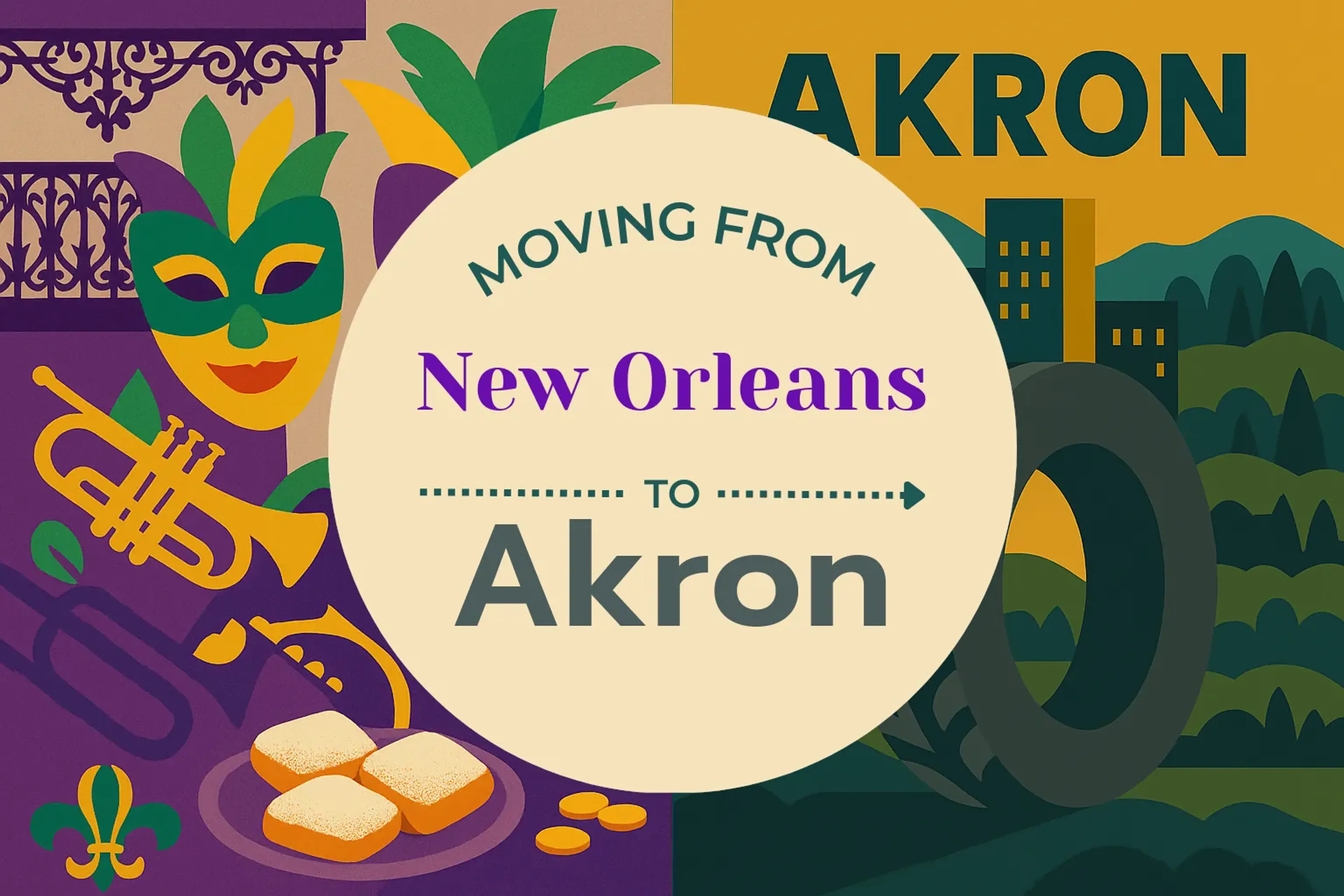 Side-by-side comparison of New Orleans to Akron moving companies