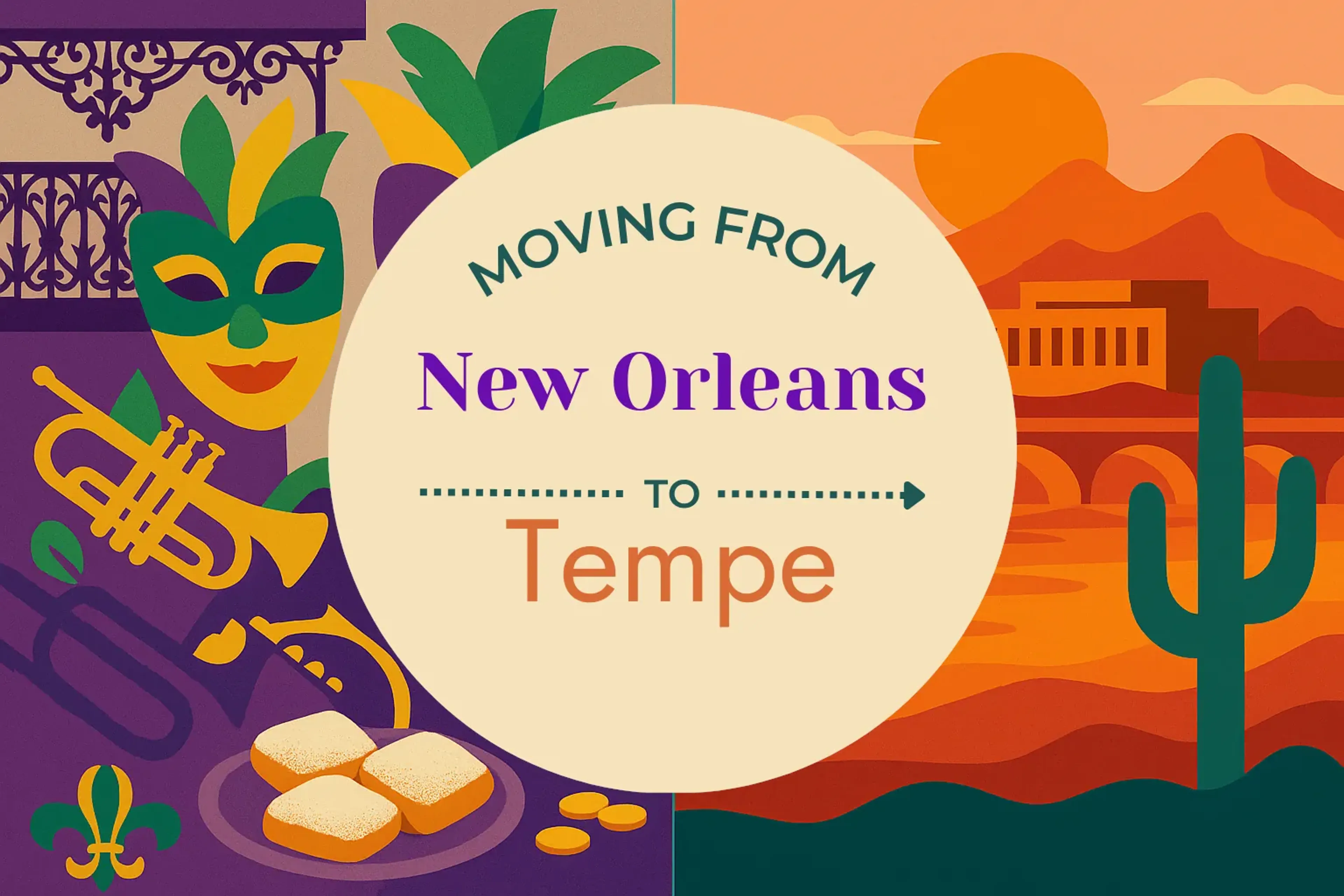 Side-by-side comparison of New Orleans to Tempe moving companies
