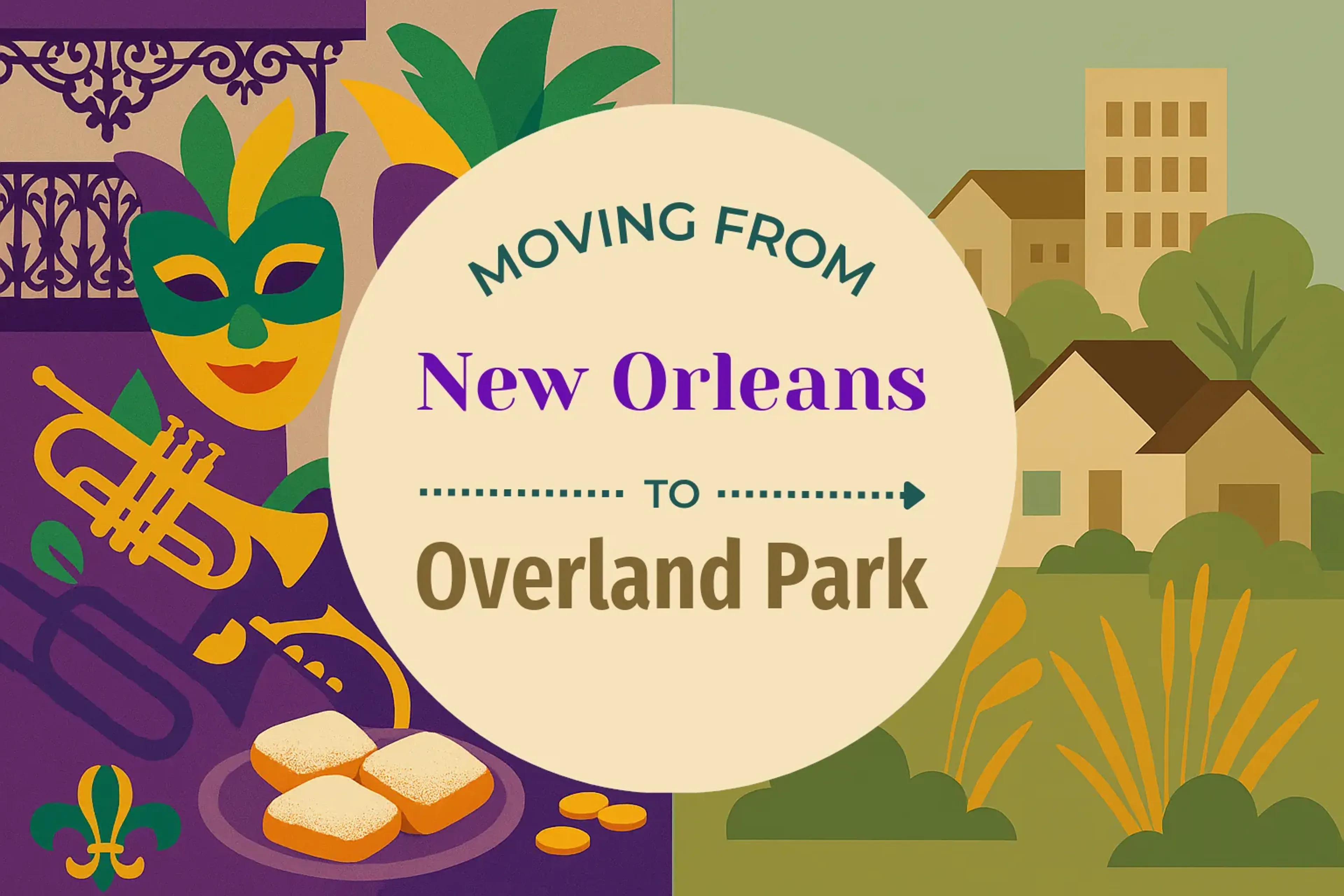 Side-by-side comparison of New Orleans to Overland Park moving companies