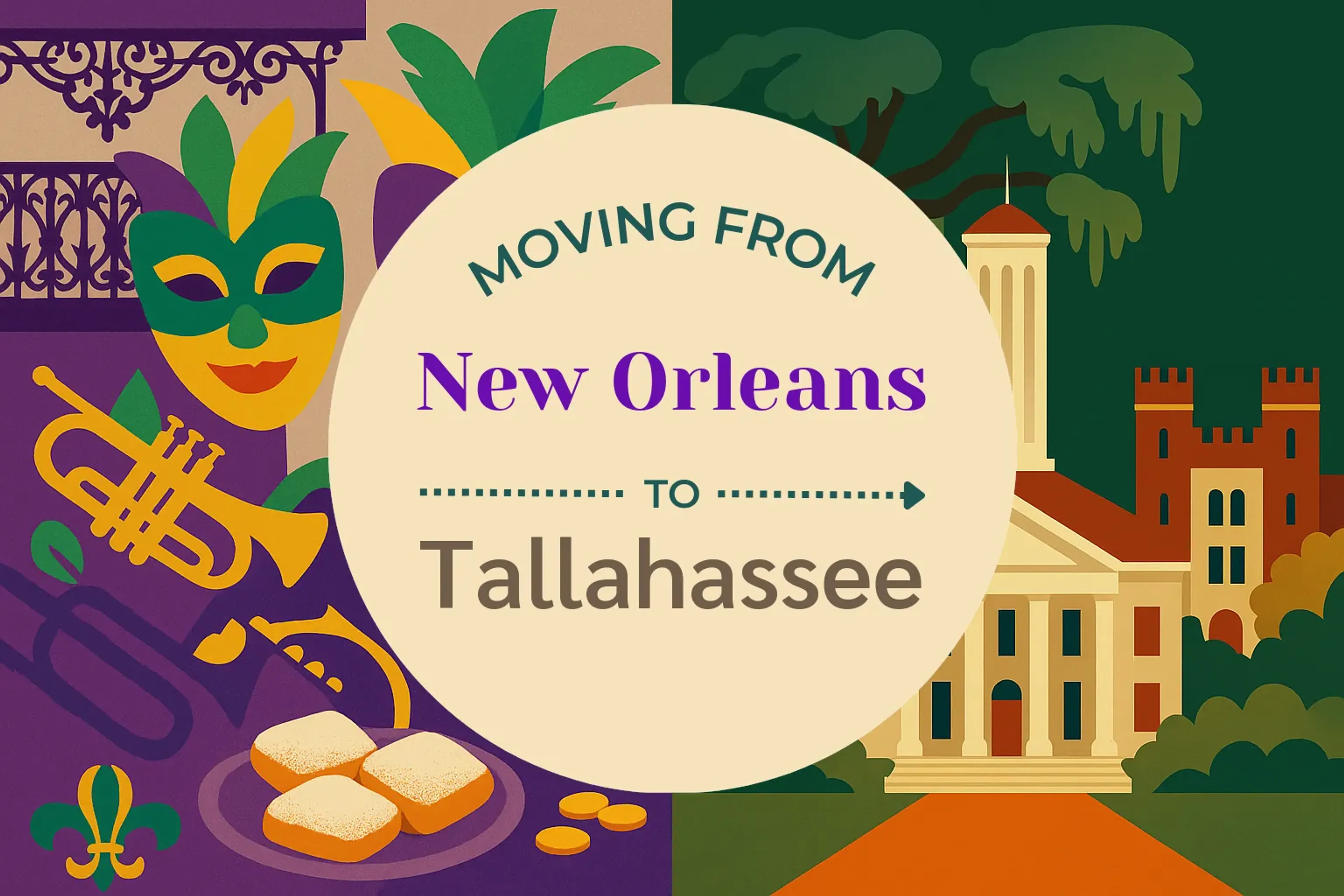 Side-by-side comparison of New Orleans to Tallahassee moving companies
