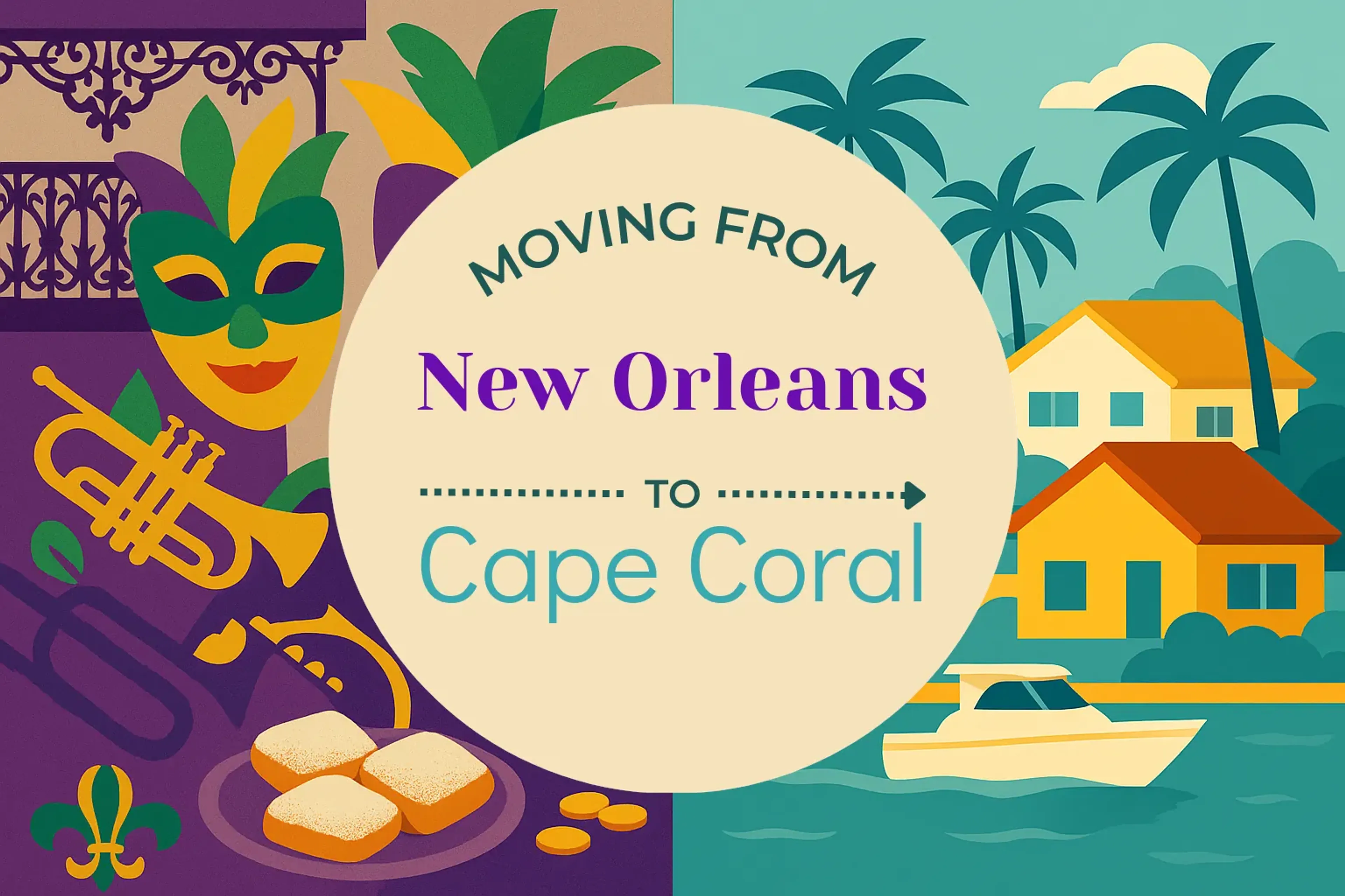 Side-by-side comparison of New Orleans to Cape Coral moving companies