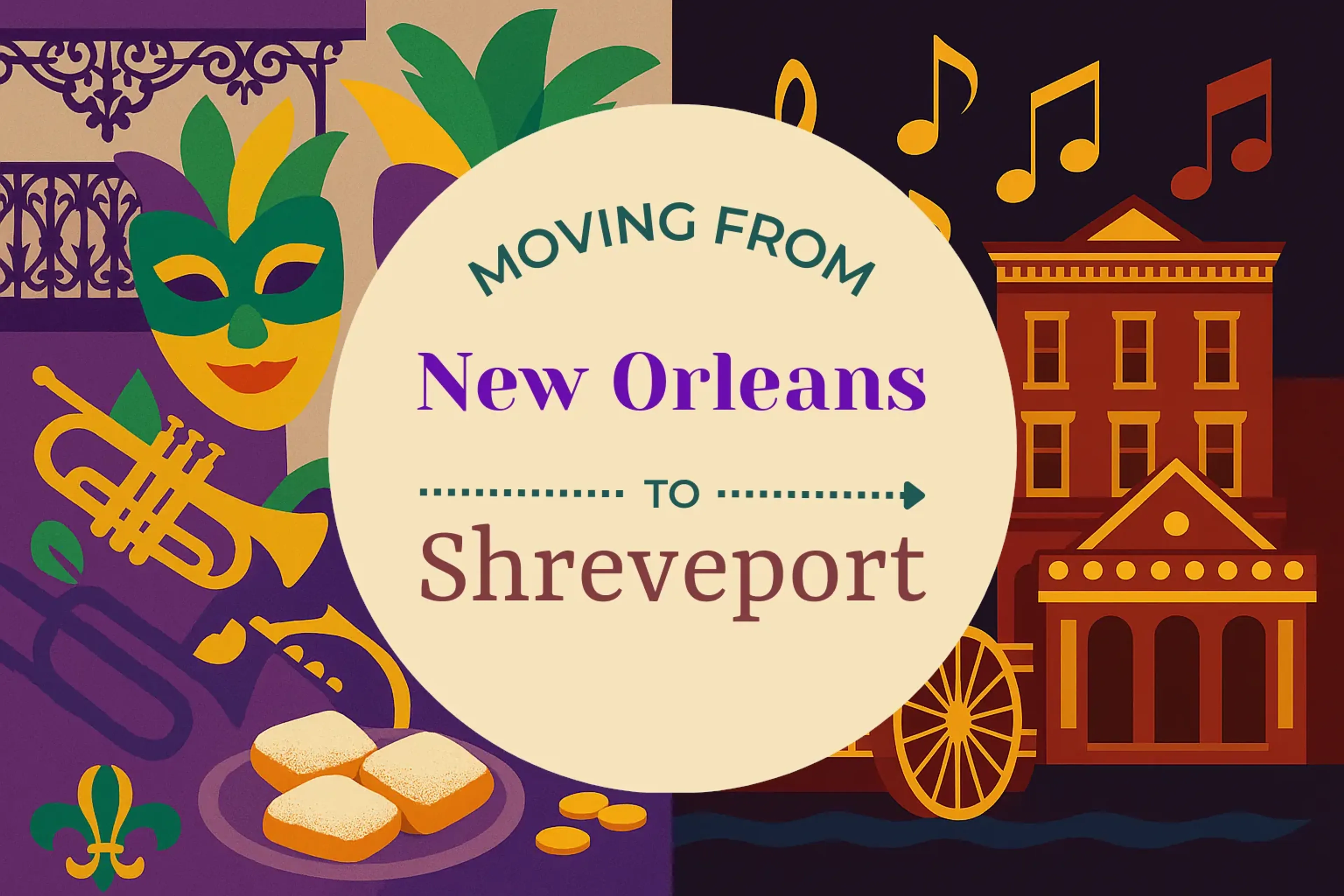 Side-by-side comparison of New Orleans to Shreveport moving companies