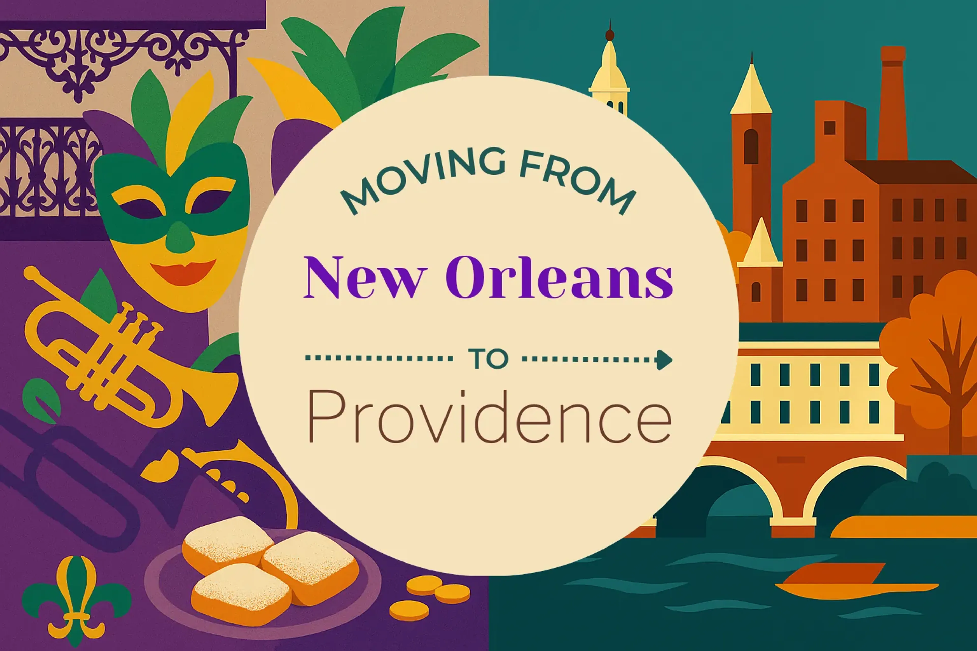 Side-by-side comparison of New Orleans to Providence moving companies