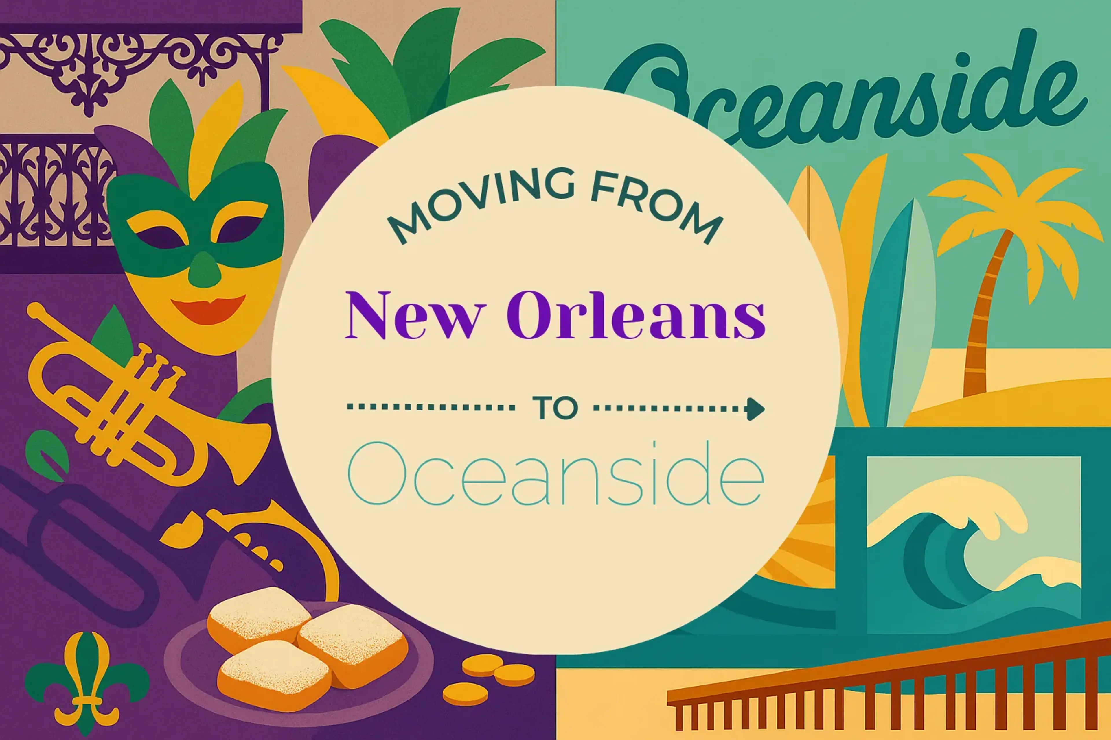 Side-by-side comparison of New Orleans to Oceanside moving companies