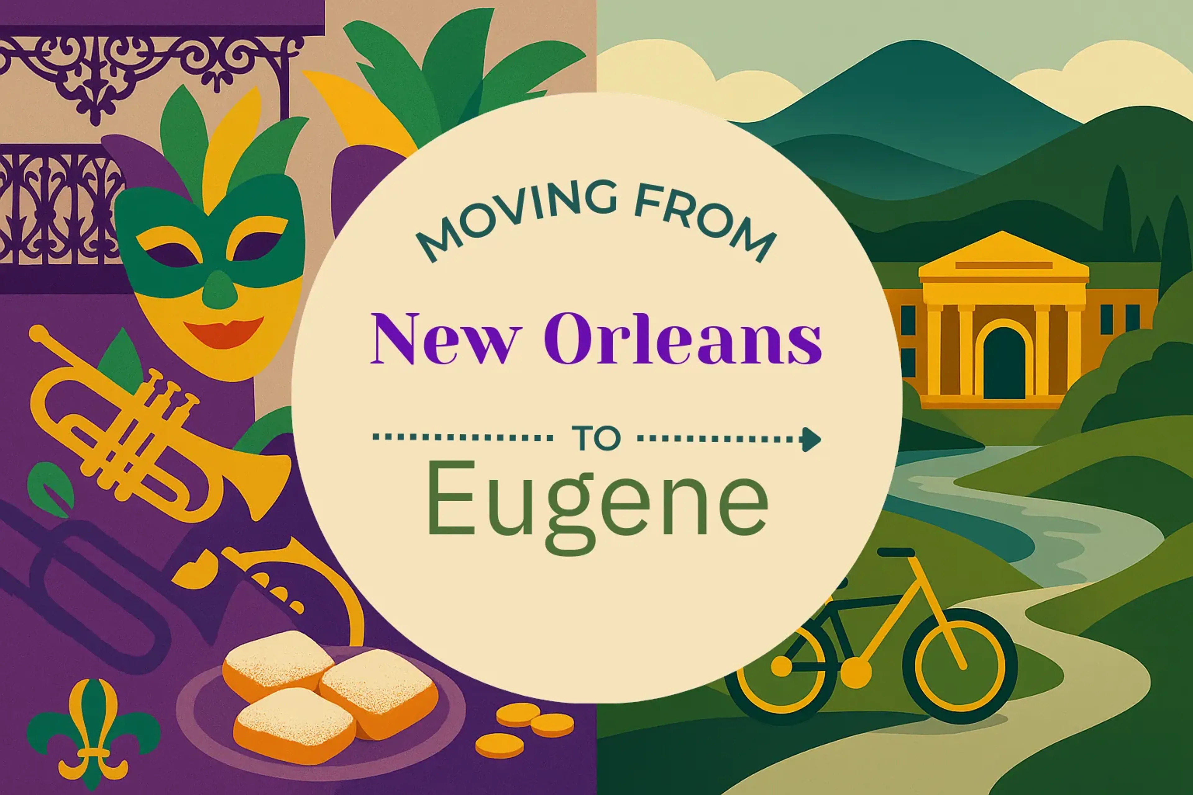 Side-by-side comparison of New Orleans to Eugene moving companies