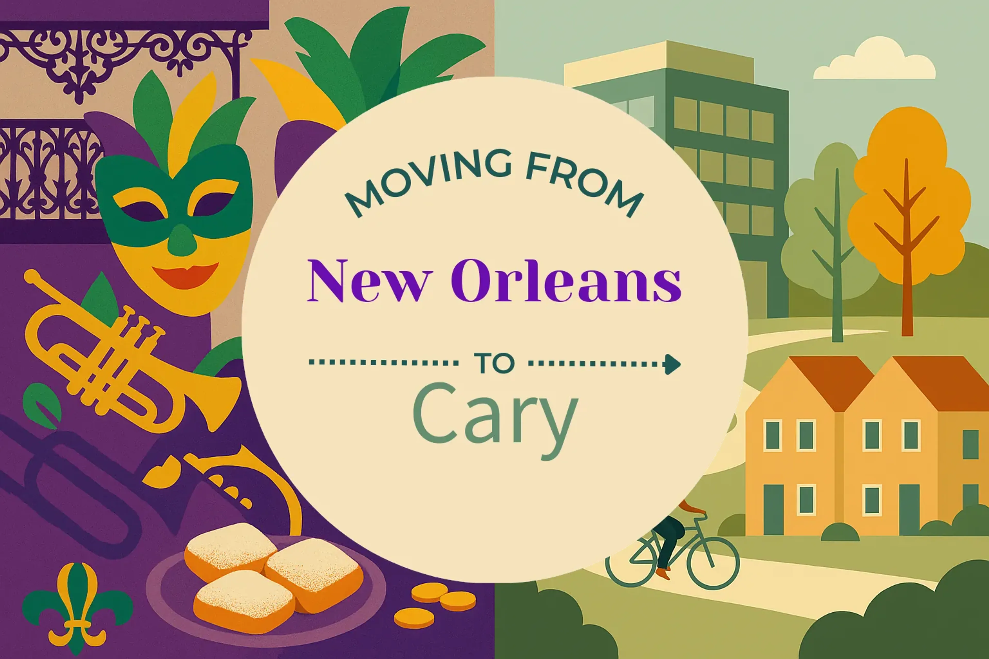 Side-by-side comparison of New Orleans to Cary moving companies