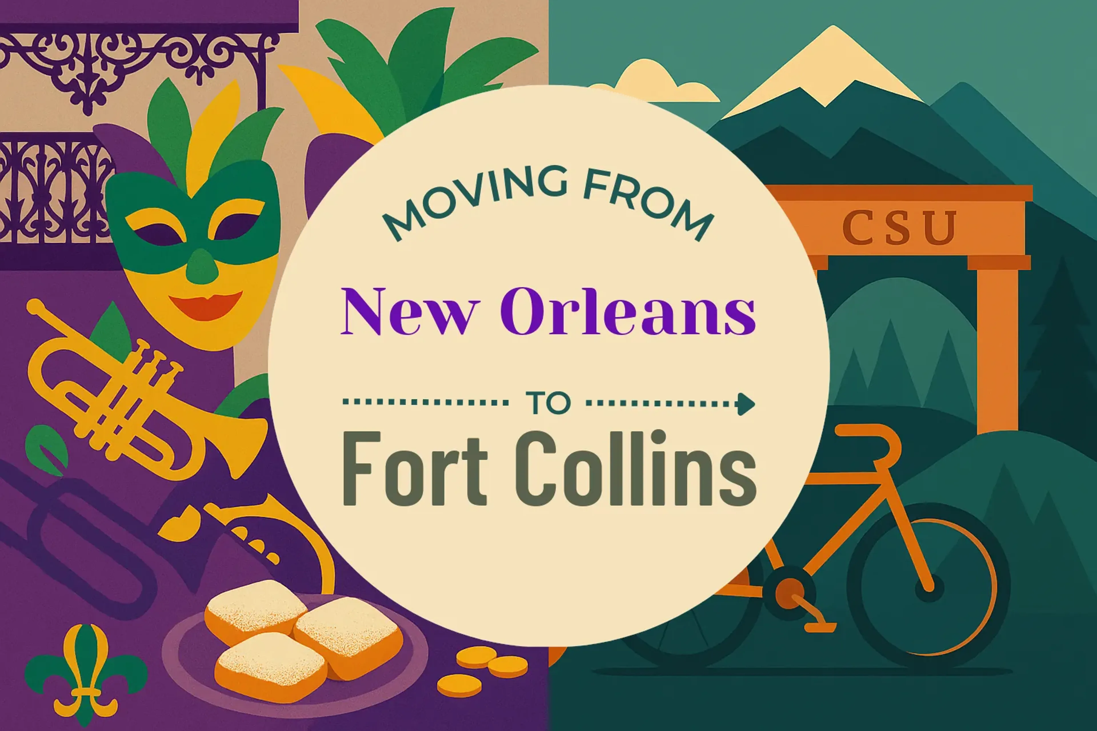 Side-by-side comparison of New Orleans to Fort Collins moving companies