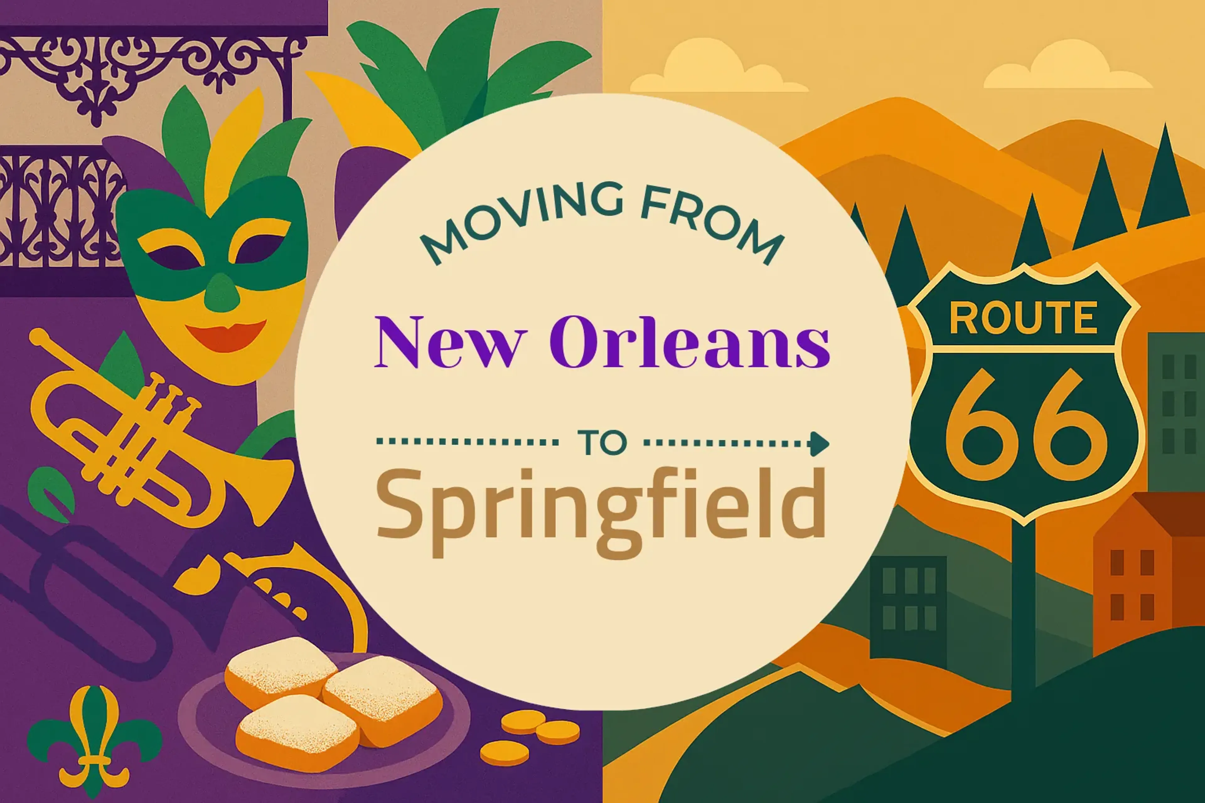 Side-by-side comparison of New Orleans to Springfield moving companies