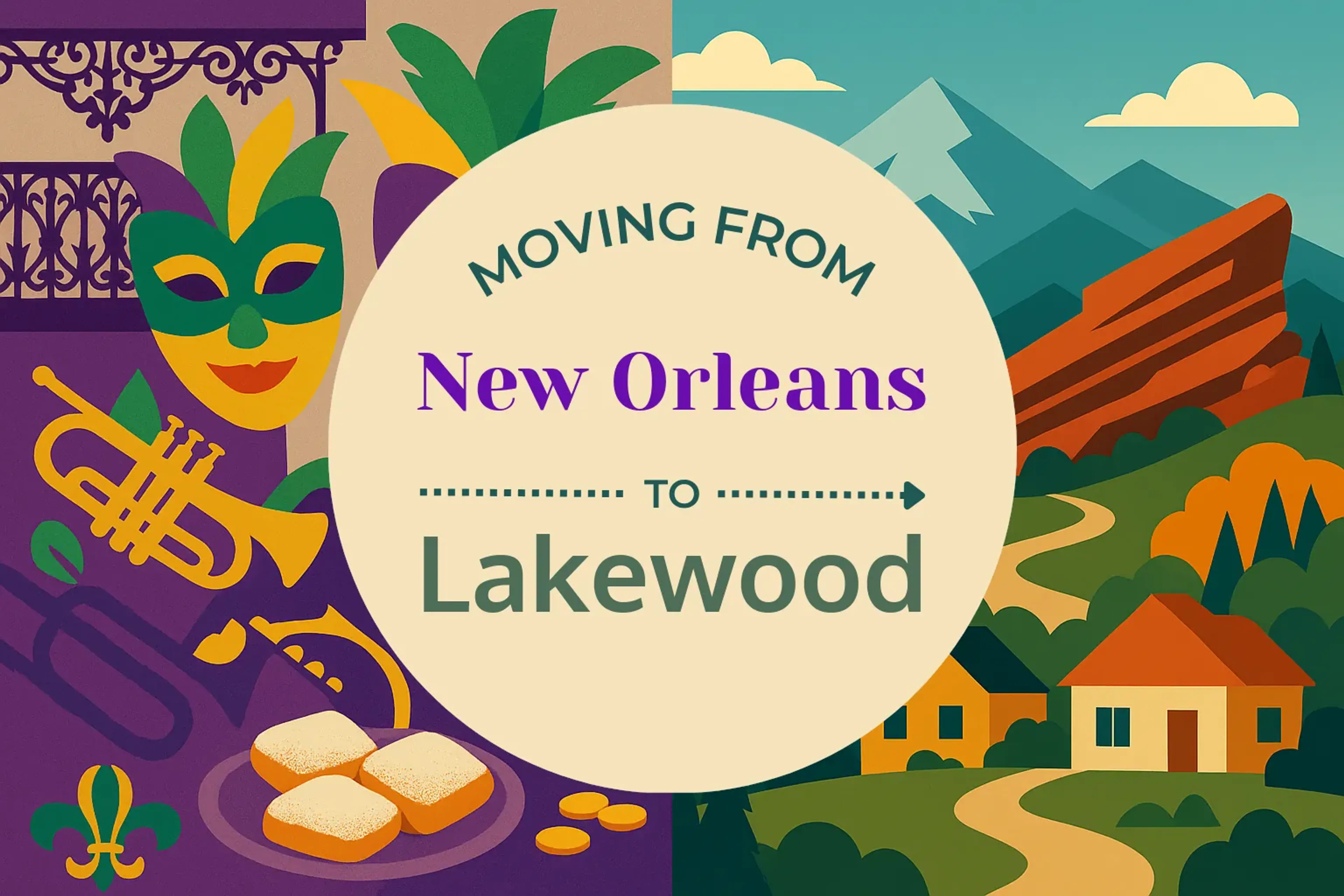 Side-by-side comparison of New Orleans to Lakewood moving companies