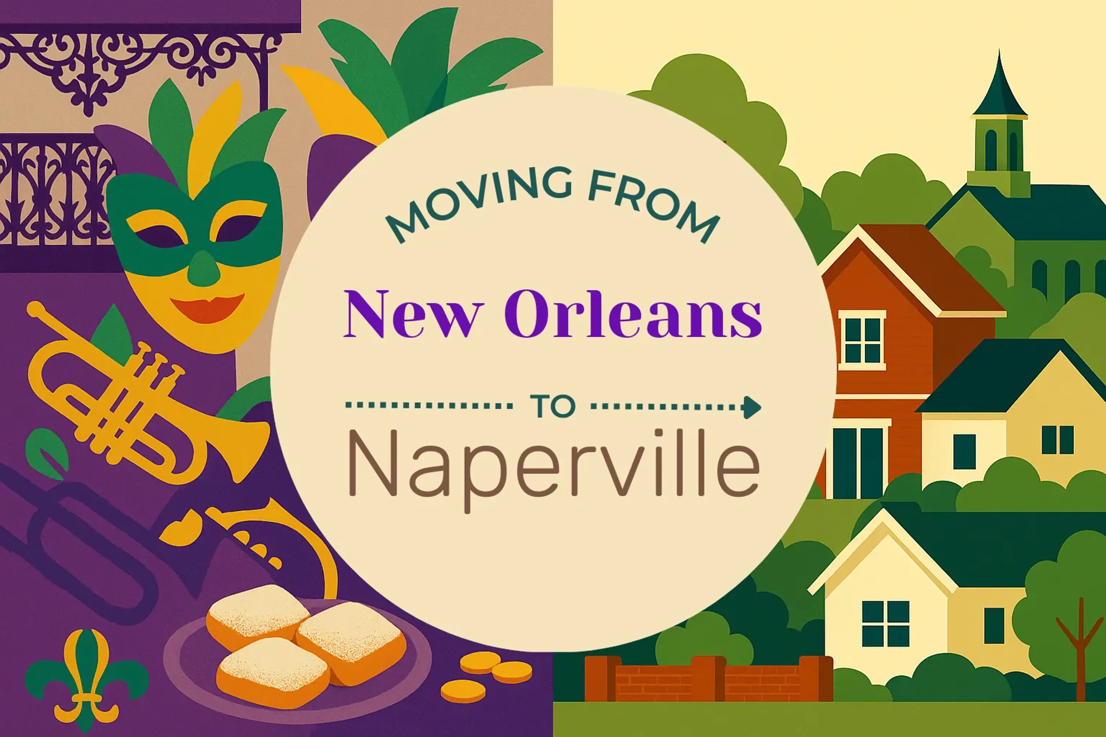 Side-by-side comparison of New Orleans to Naperville moving companies