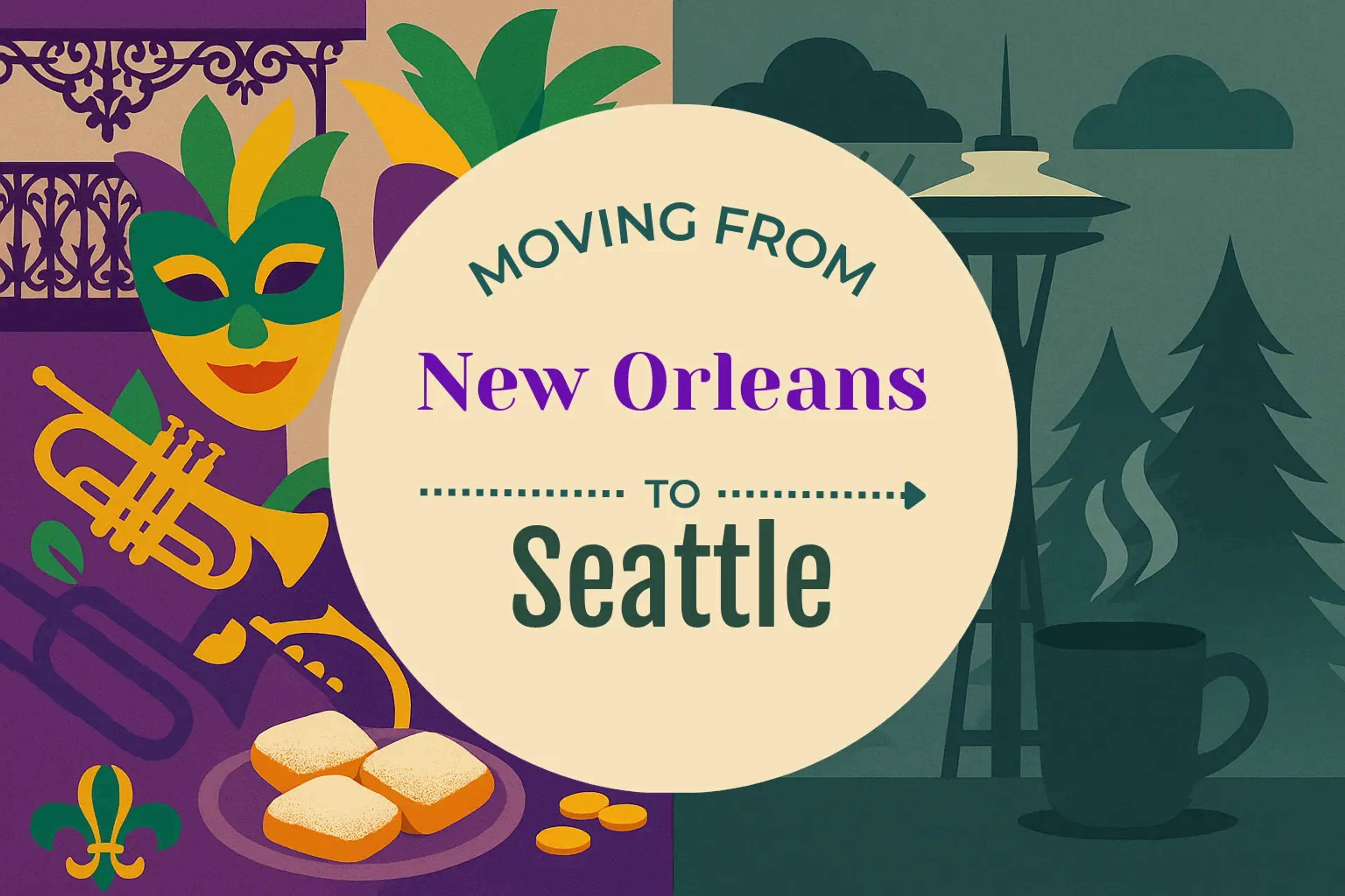 Side-by-side comparison of New Orleans to Seattle moving companies