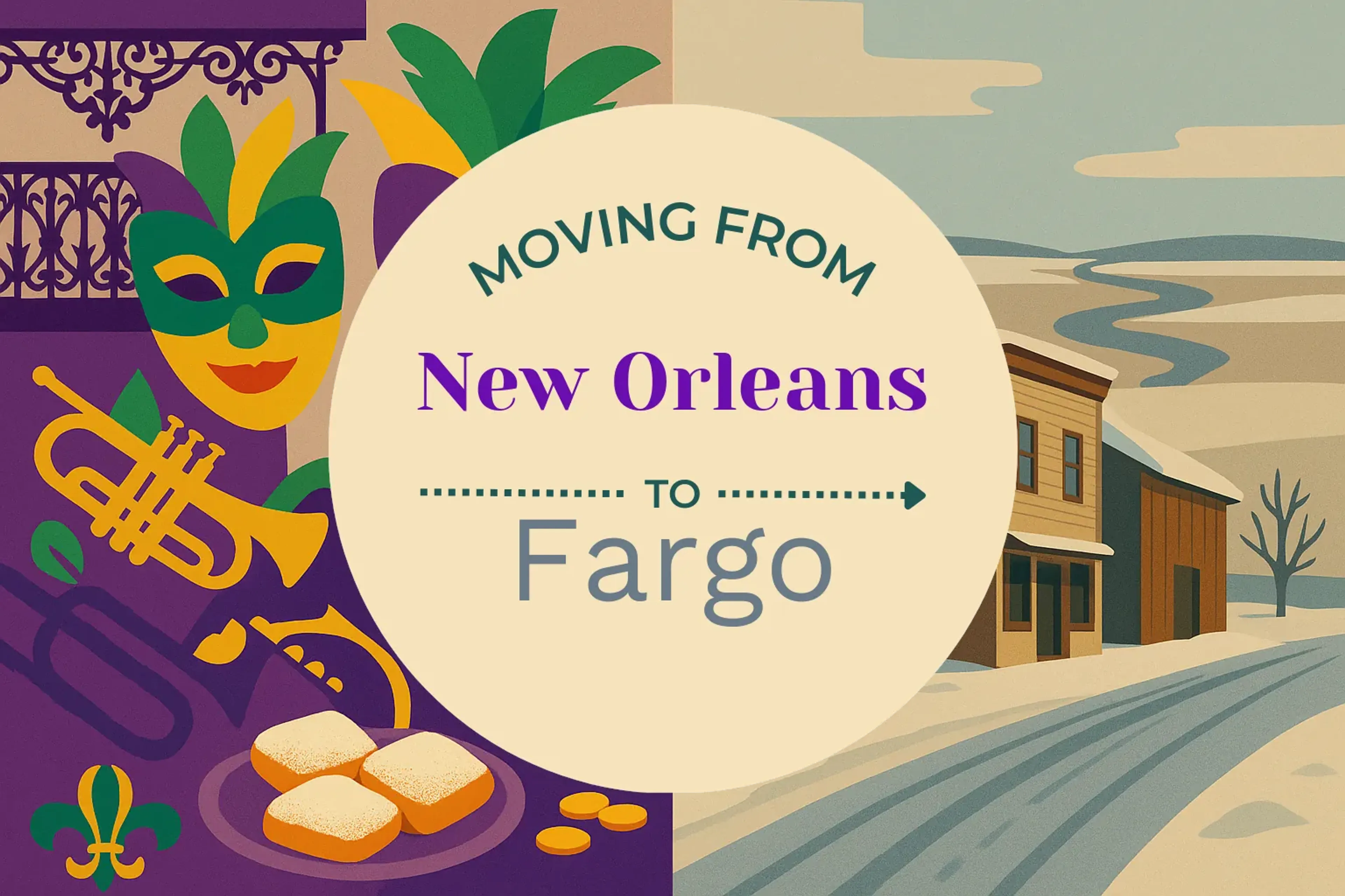 Side-by-side comparison of New Orleans to Fargo moving companies