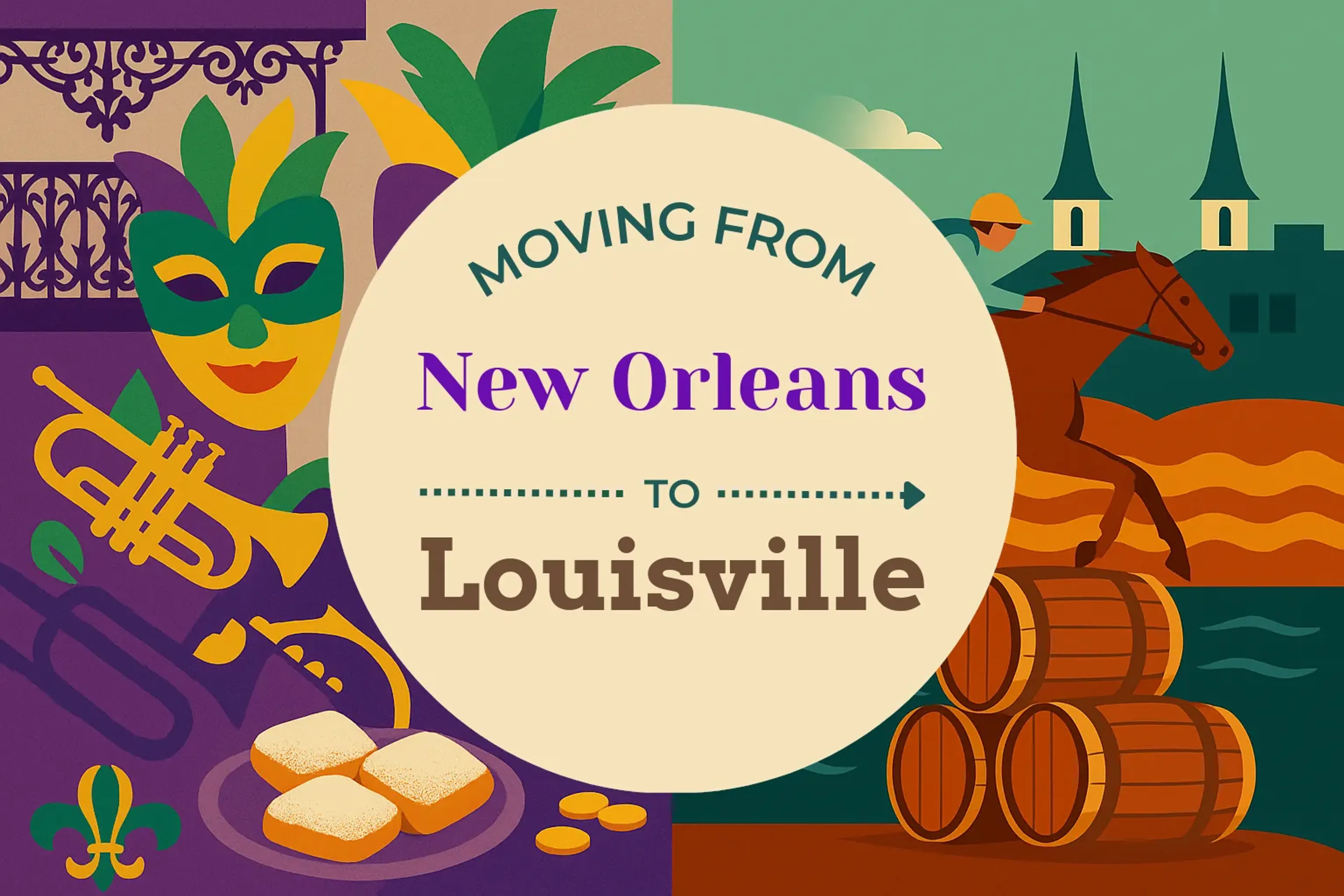 Side-by-side comparison of New Orleans to Louisville moving companies