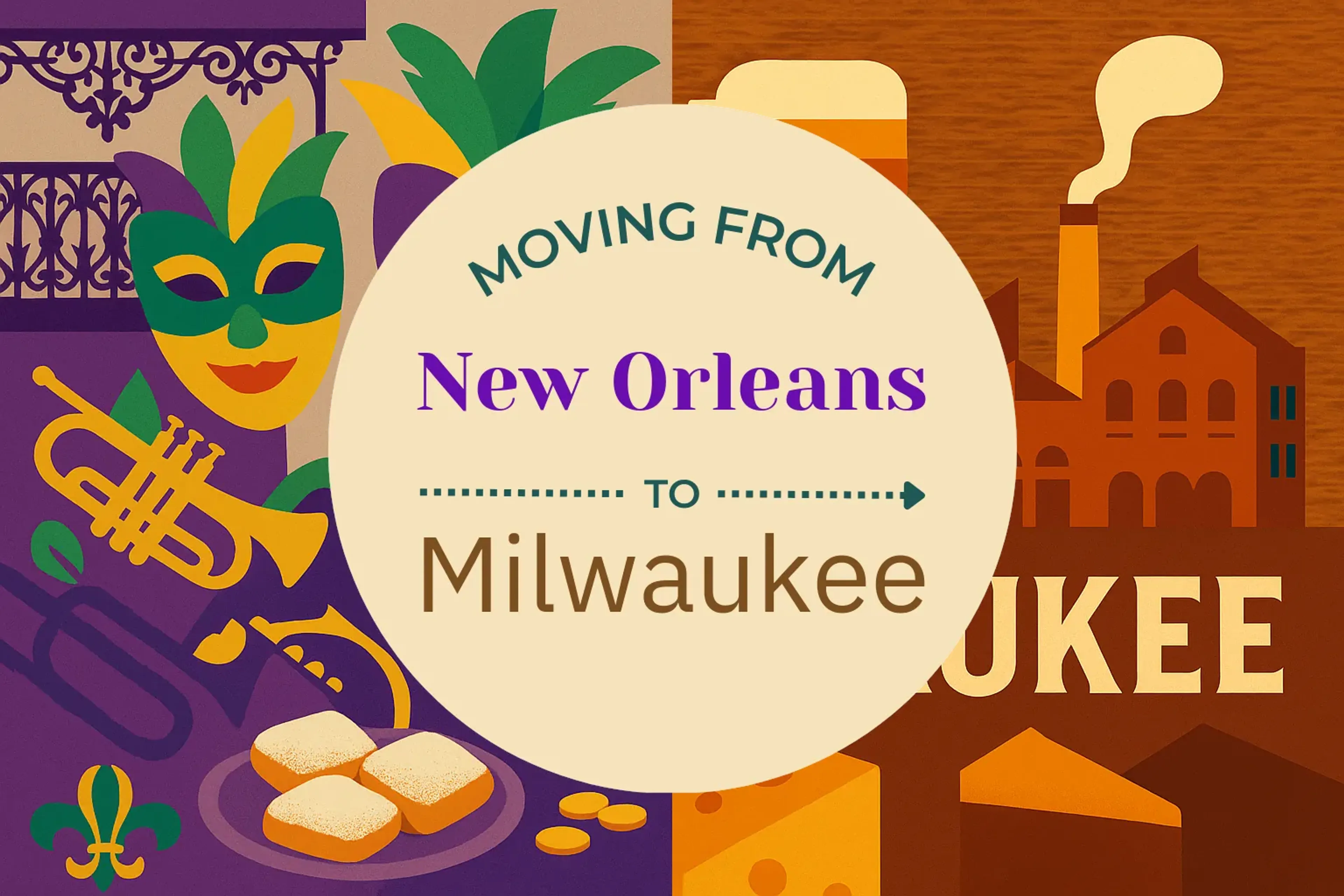 Side-by-side comparison of New Orleans to Milwaukee moving companies