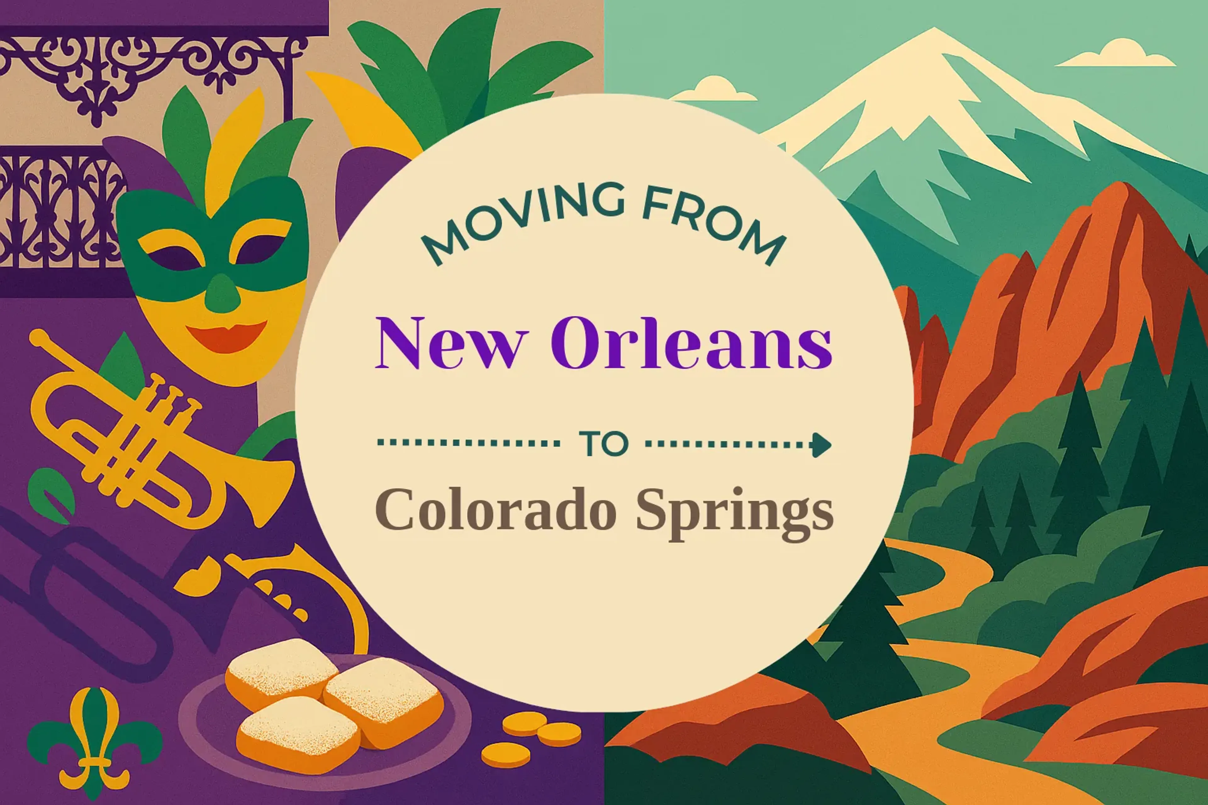 Side-by-side comparison of New Orleans to Colorado Springs moving companies