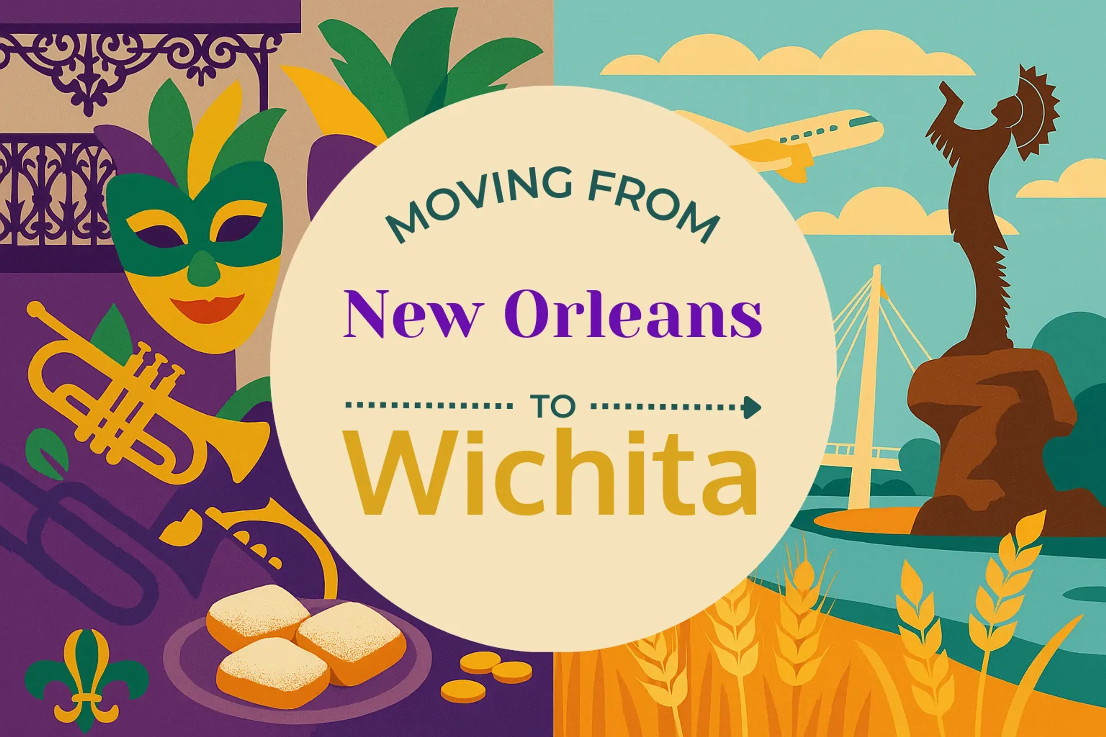 Side-by-side comparison of New Orleans to Wichita moving companies