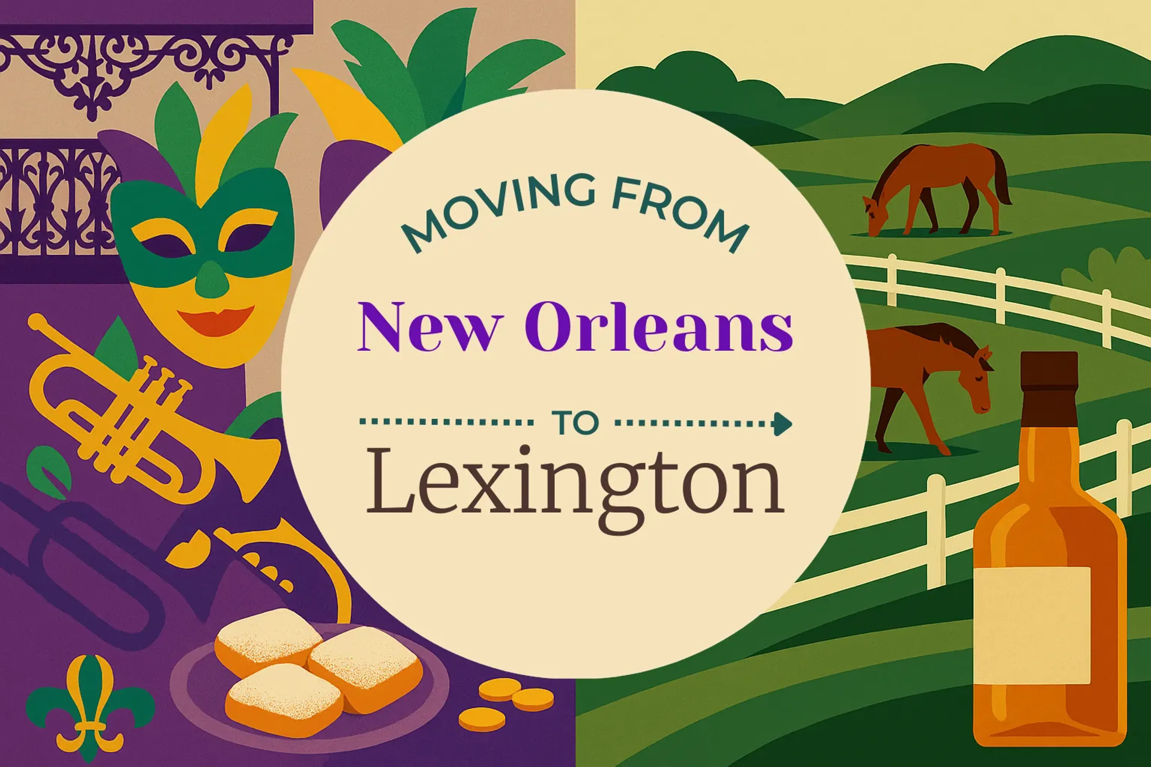 Side-by-side comparison of New Orleans to Lexington moving companies