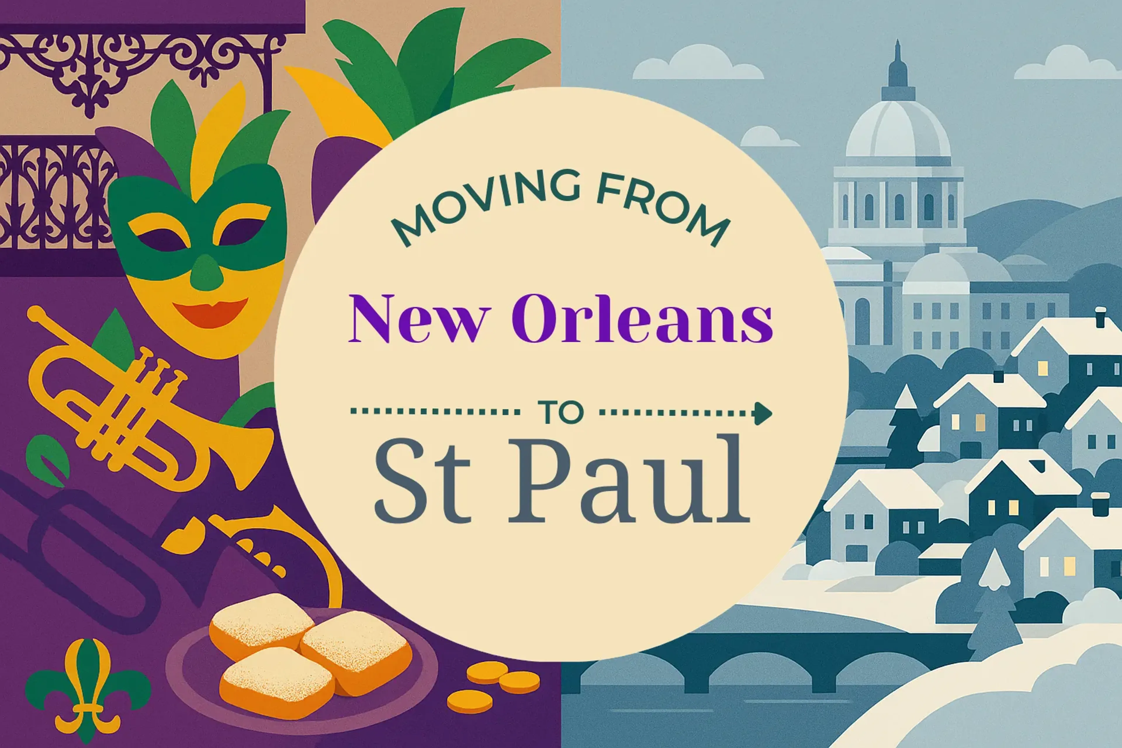Side-by-side comparison of New Orleans to St. Paul moving companies