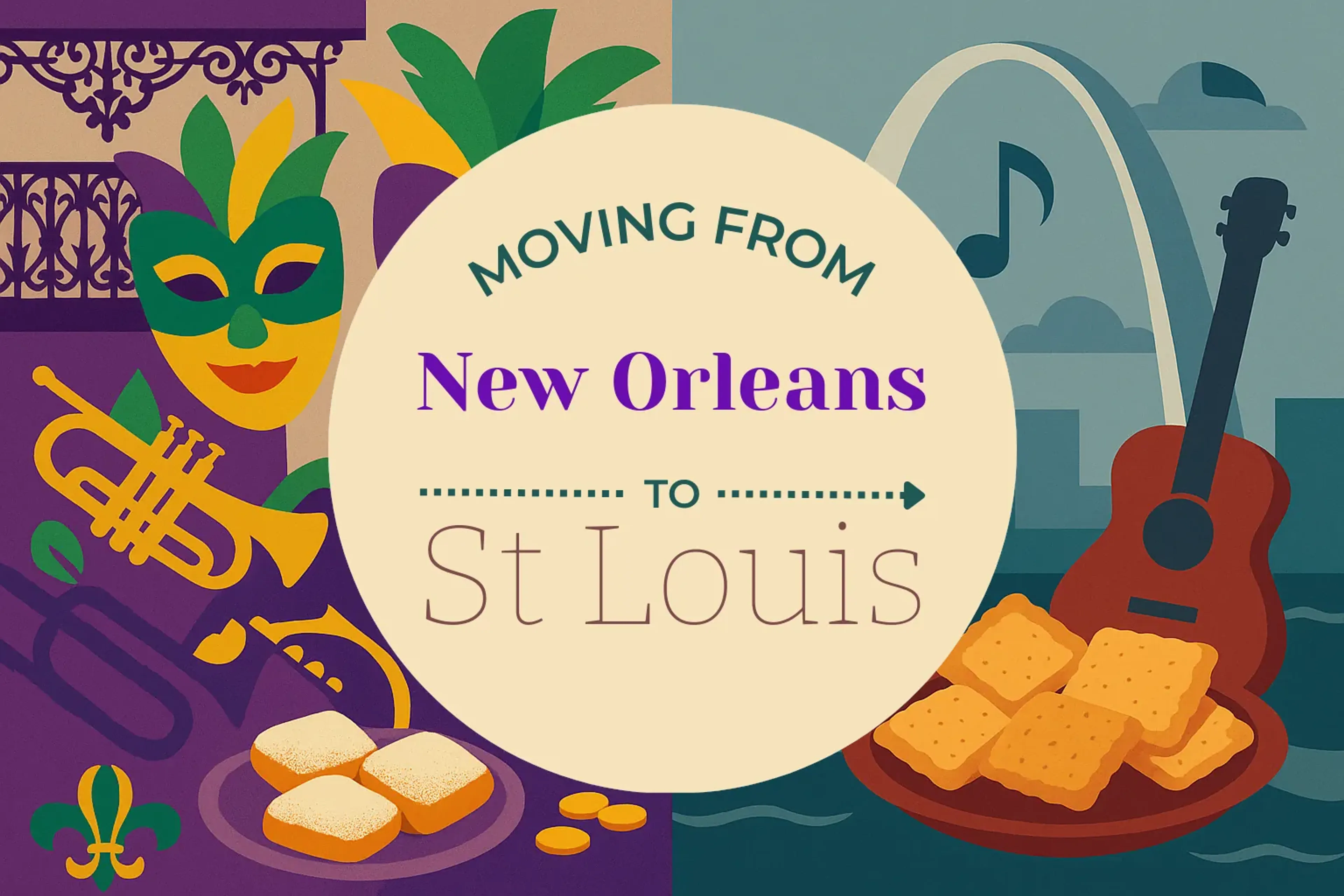 Side-by-side comparison of New Orleans to St. Louis moving companies